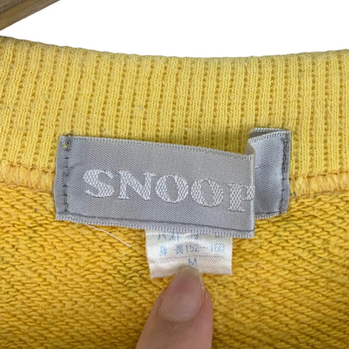 Peanuts Vintage SNOOPY PEANUTS Character Overprint Yellow Sweatshirt Size M / US 6-8 / IT 42-44 - 8 Thumbnail
