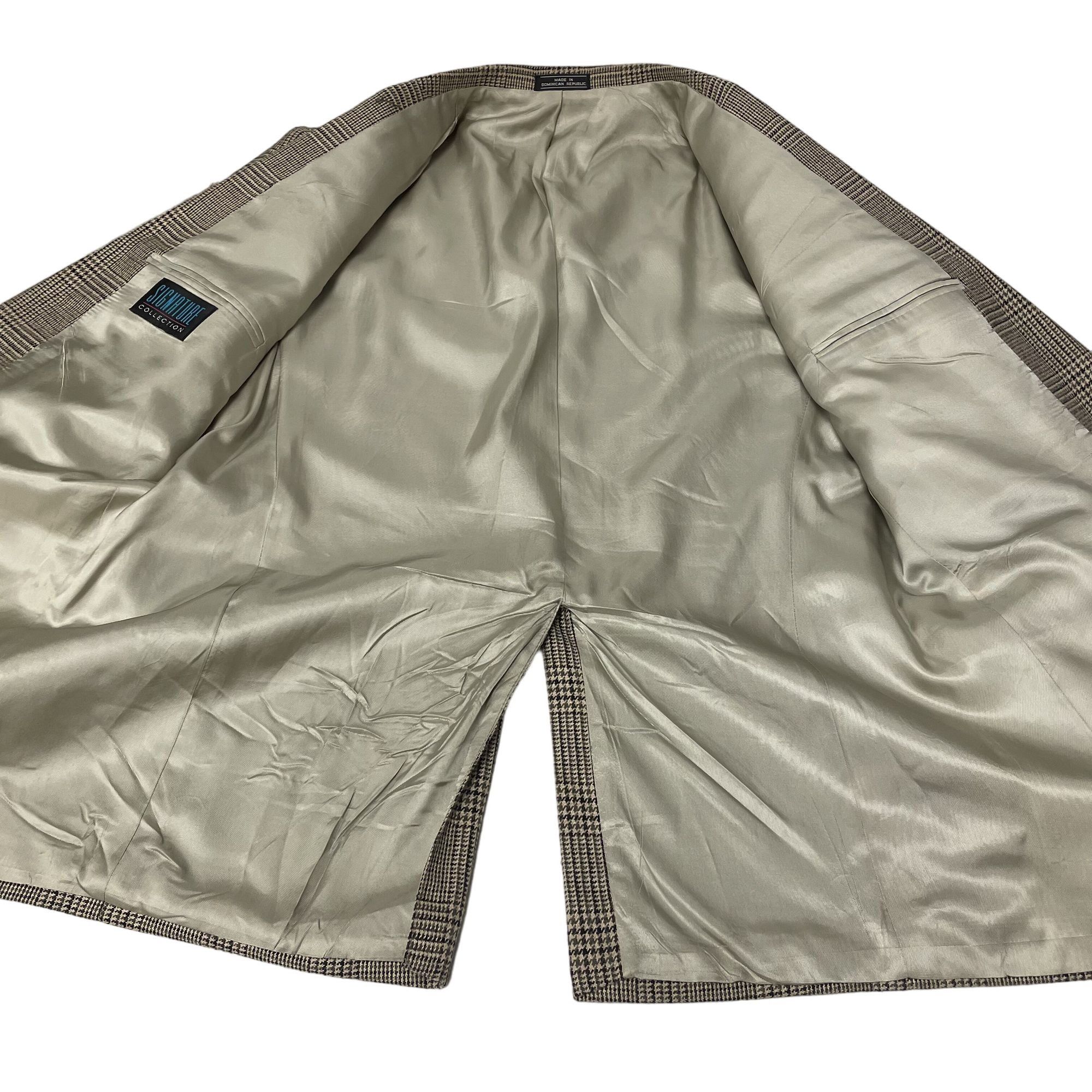 Other Signature Collection Sport Coat Gold Green Overcheck Jacket Size 42R - 5 Thumbnail