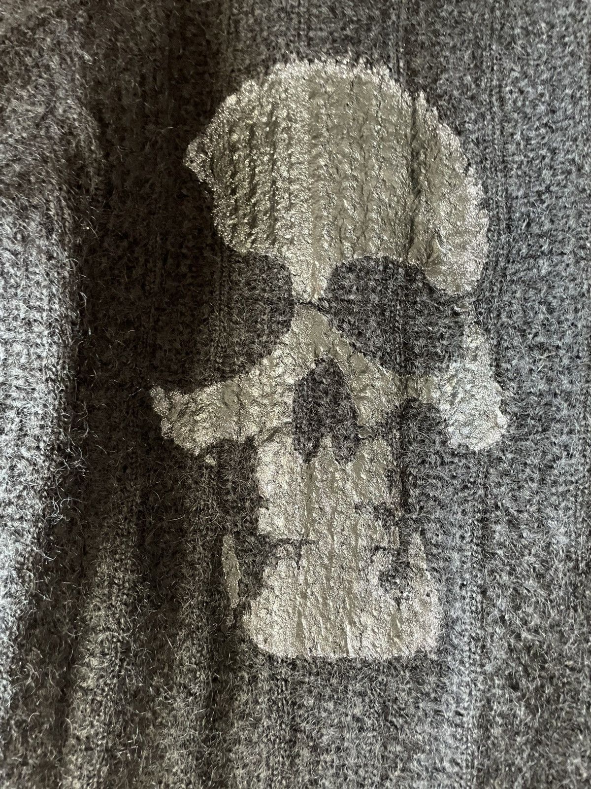 If Six Was Nine If Six Was Nine Vintage Skull Mohair Cardigan Size US M / EU 48-50 / 2 - 3 Thumbnail