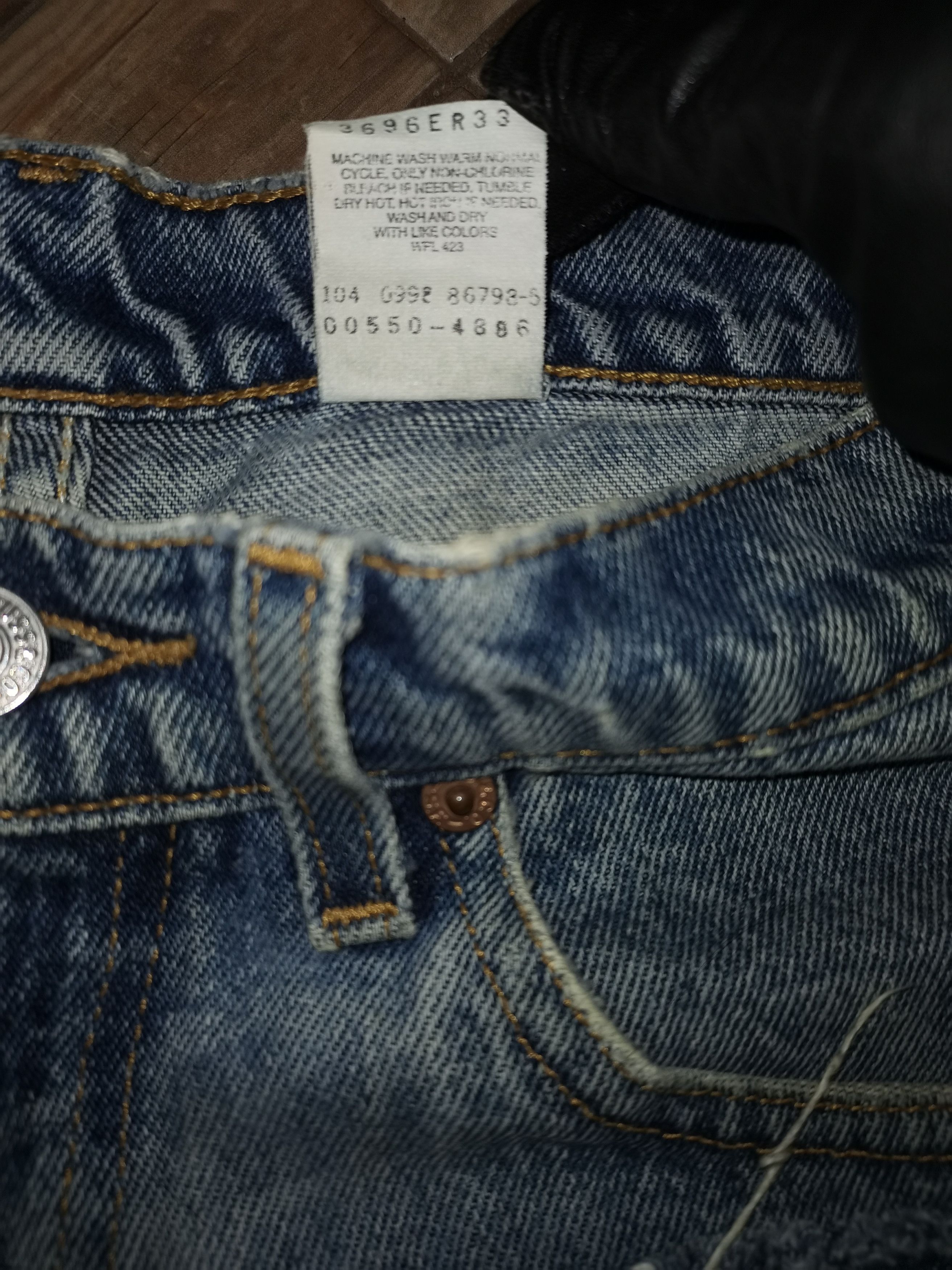 Levi's × Levi's Vintage Clothing × Vintage Levis 550 patchwork shorts rare design Size US 29 - 9 Thumbnail