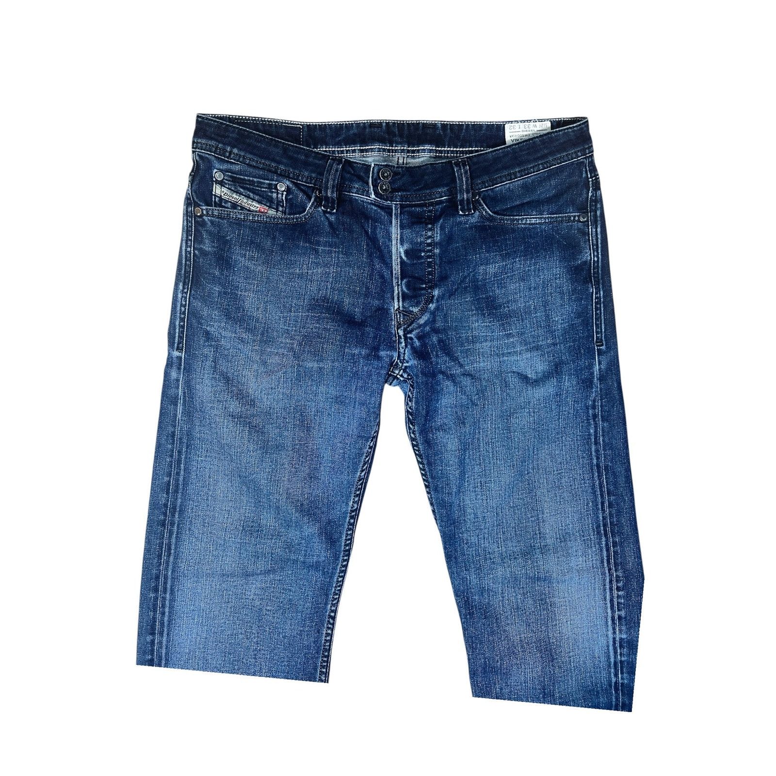 Diesel Diesel Viker-R-Box Jeans 33x32 Y2K Double Button Offset Fly Size US 33 - 3 Thumbnail