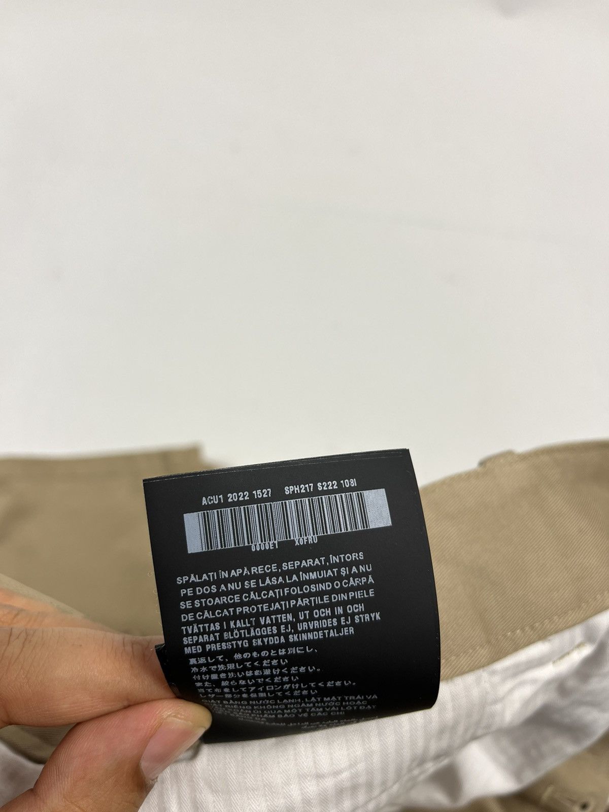 Prada Prada Beige Cotton Trousers Size US 32 / EU 48 - 18 Thumbnail