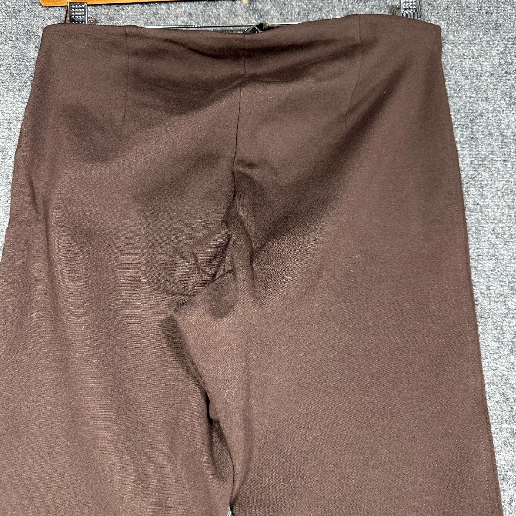 Ralph Lauren Ralph Lauren Black Label Pants Womens Medium Brown Pull On Ankle Stretch Tapered Inseam 26.5in Size 32" / US 10 / IT 46 - 7 Thumbnail