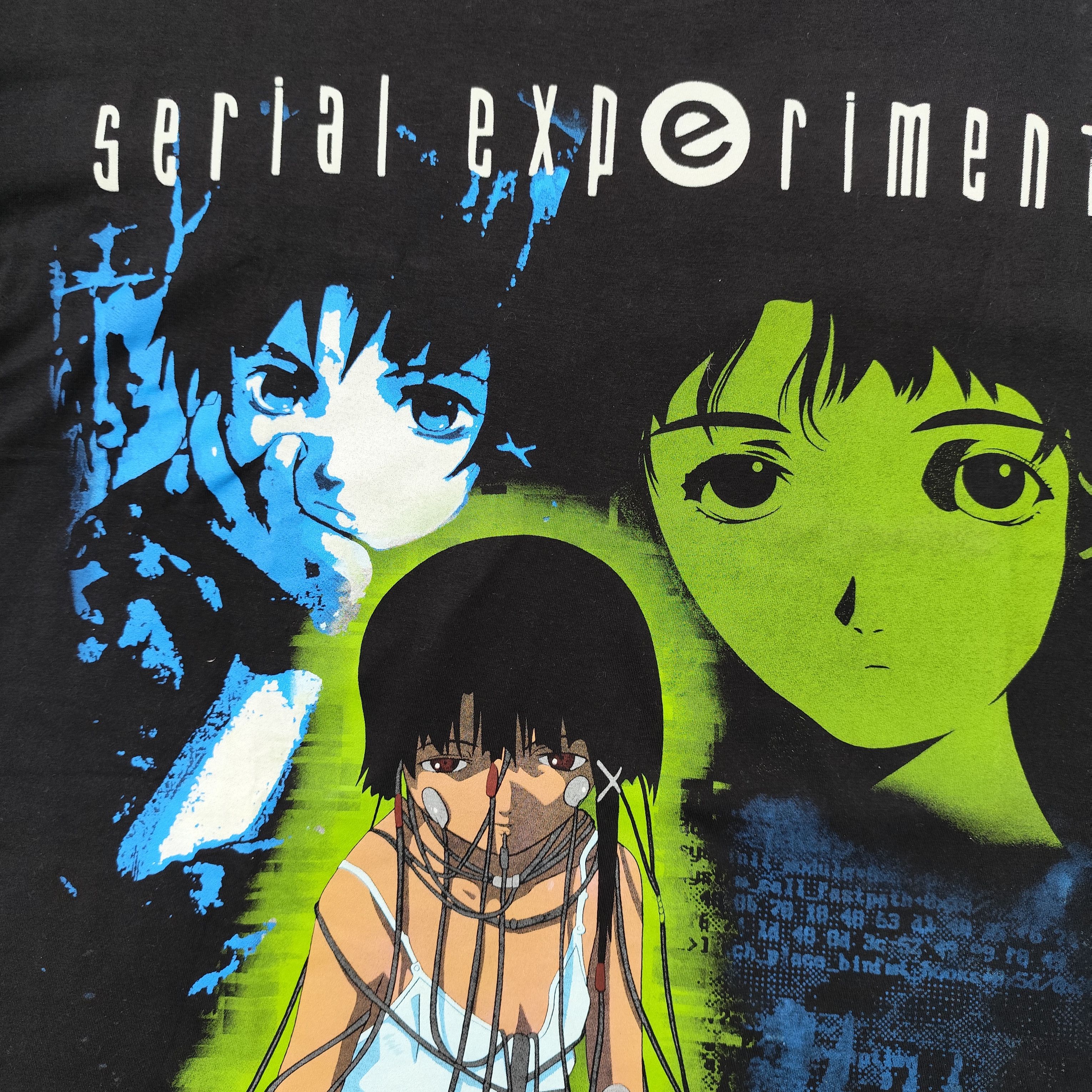 Anime × Vintage Anime Serial Experiment Lain Iwakura Lain Tee Japanese Manga Size US XL / EU 56 / 4 - 2 Thumbnail