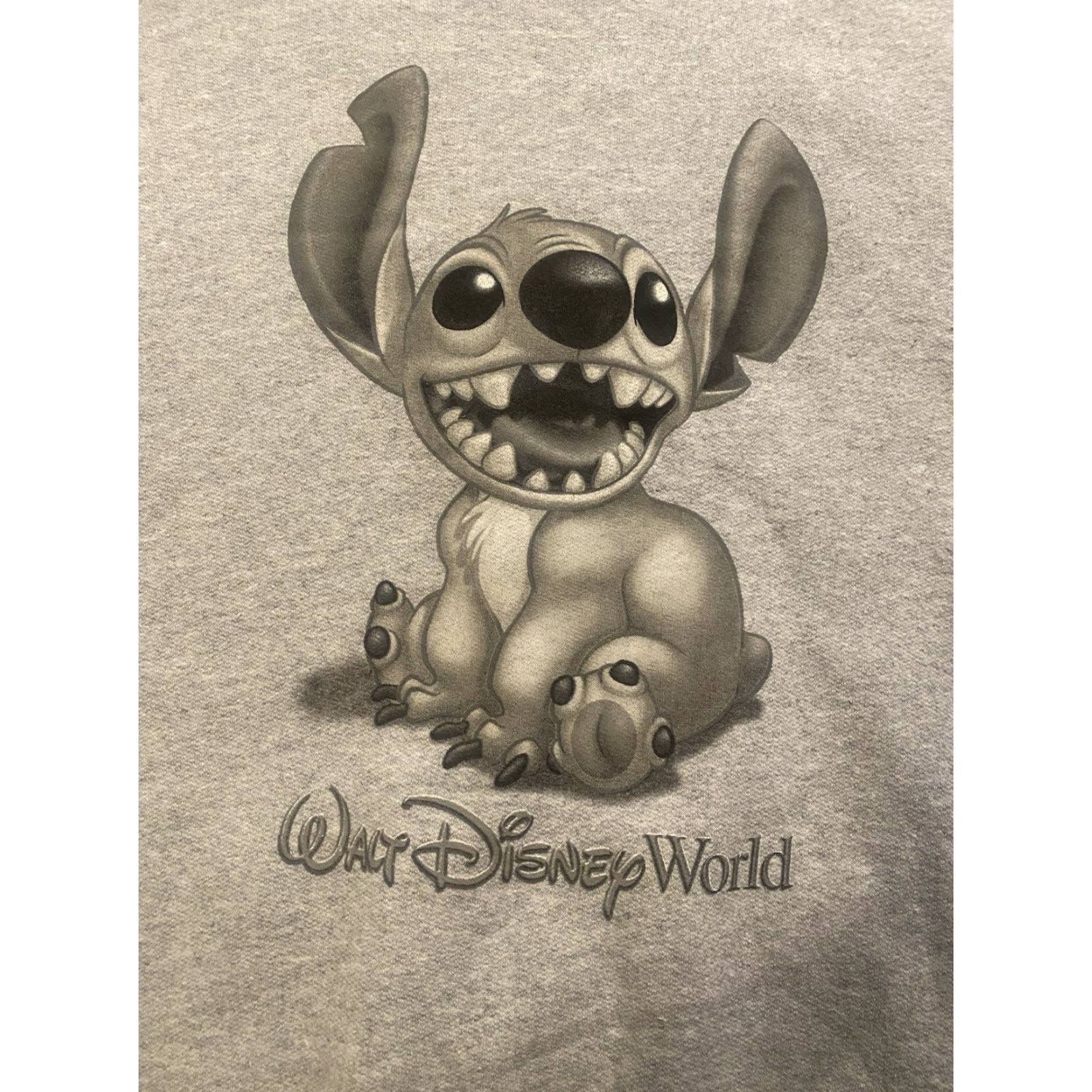 Disney Walt Disney World Lilo & Stitch Full Zip Hoodie Stitch Print Gray Adult XL Hoodie, Graphic Print, Zip, Crew Neck, Cotton Fleece, Men, Cartoon, Hooded Size US XL / EU 56 / 4 - 7 Thumbnail