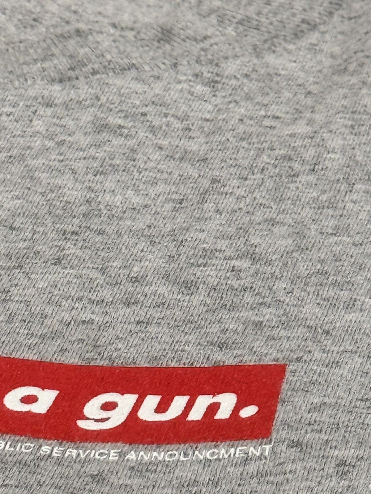 FUCT × Fuck The Population Fuck the Population x Fuct Fight Crime Buy Gun Tee Grey FTP Size US S / EU 44-46 / 1 - 4 Thumbnail
