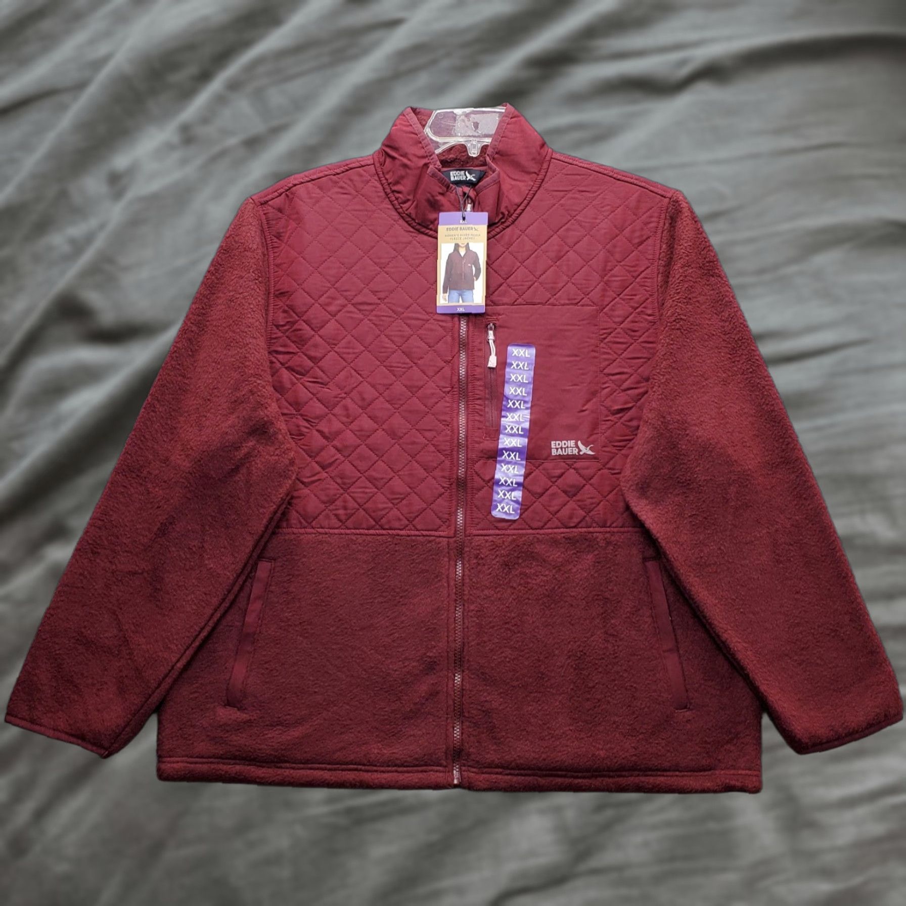 Eddie Bauer Eddie Bauer Zip Up Polar Fleece Jacket Womens XXL Red Jacket Size XXL / US 16-18 / IT 52-54 - 1 Thumbnail