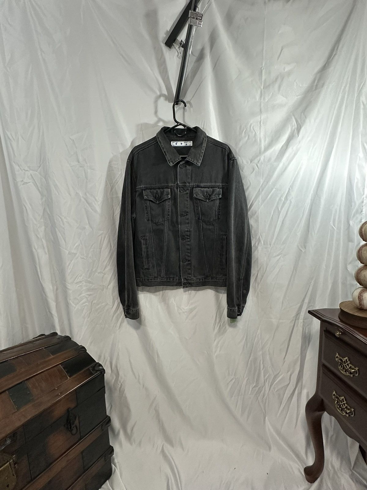 Off-White Off-White Denim Jacket Size US XL / EU 56 / 4 - 1 Thumbnail