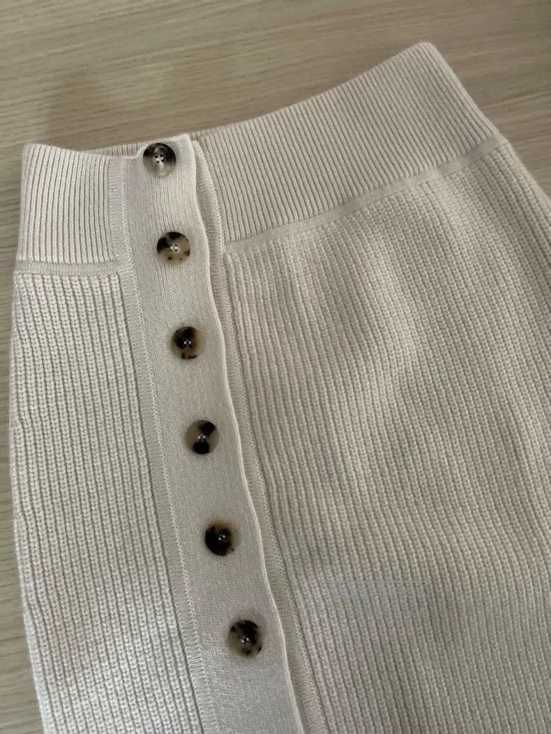 Hermes Hermes White Knitted Top Size XXS / US 00 / IT 34 - 9 Thumbnail