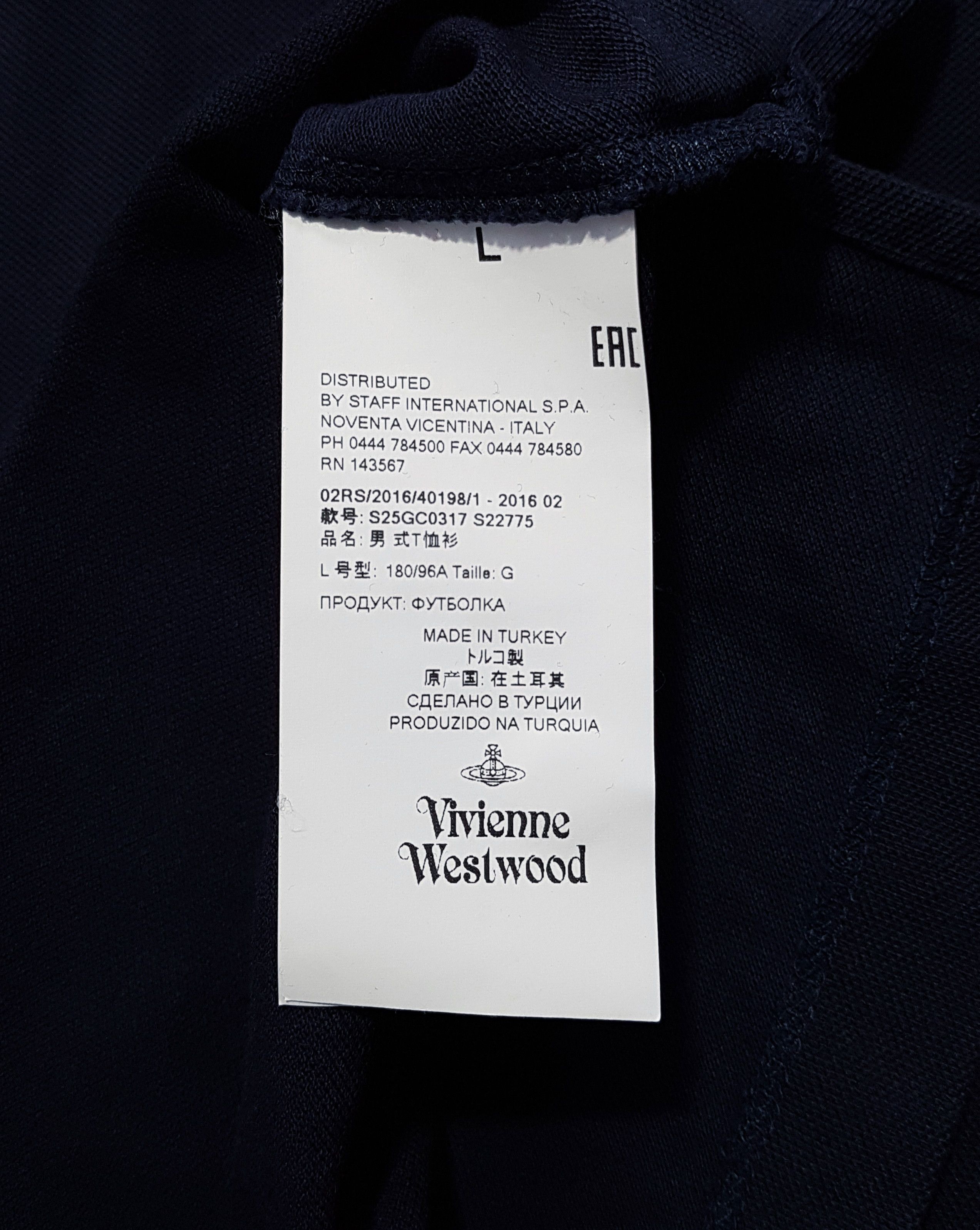 Vivienne Westwood Vivienne Westwood Men's Polo Shirt Blue sz L Size US L / EU 52-54 / 3 - 11 Thumbnail
