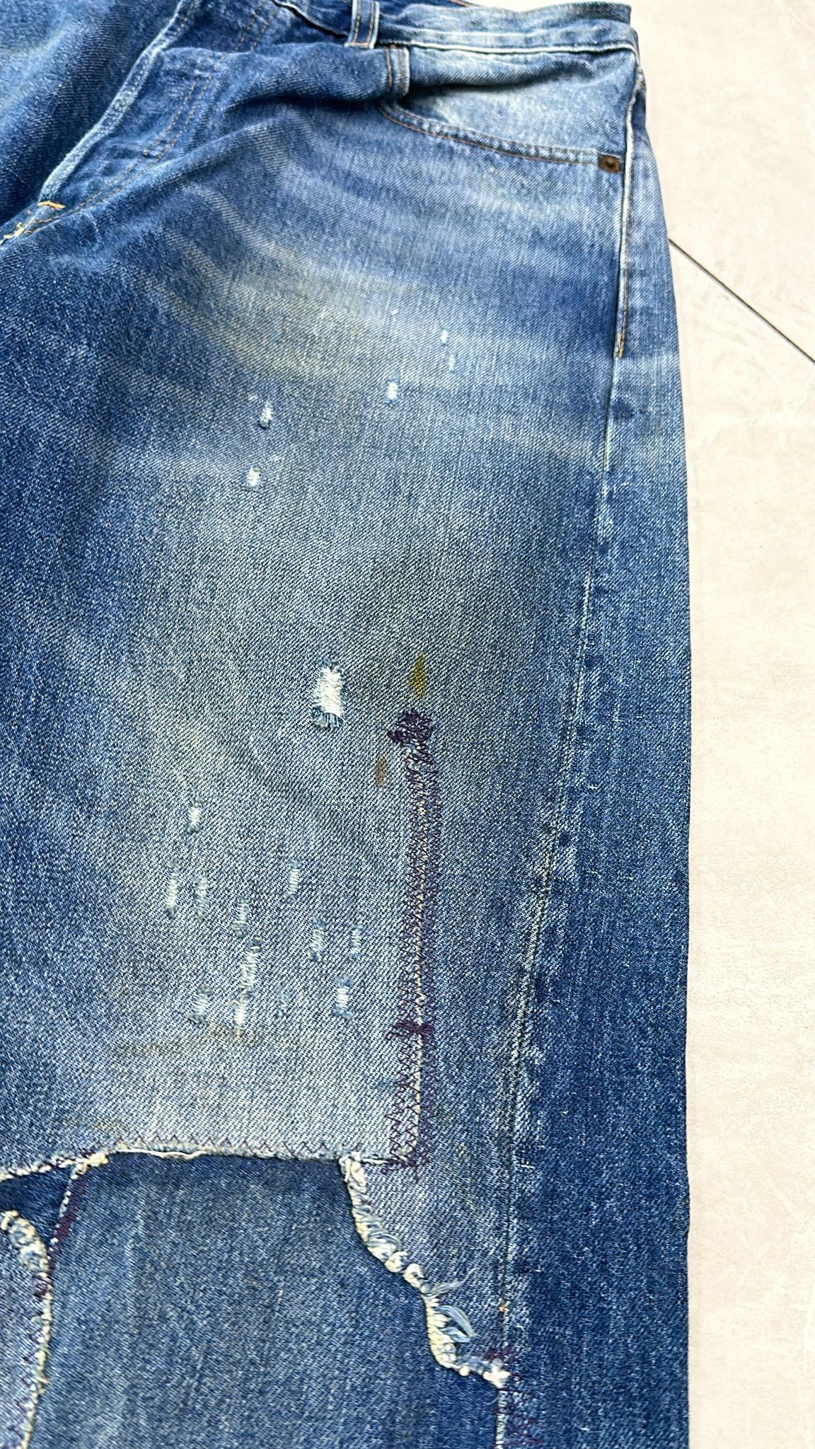 Levi's Vintage Clothing Levis Unreleased LVC 501 1966 Selvedge Jeans W33/L32 Size US 33 - 3 Thumbnail