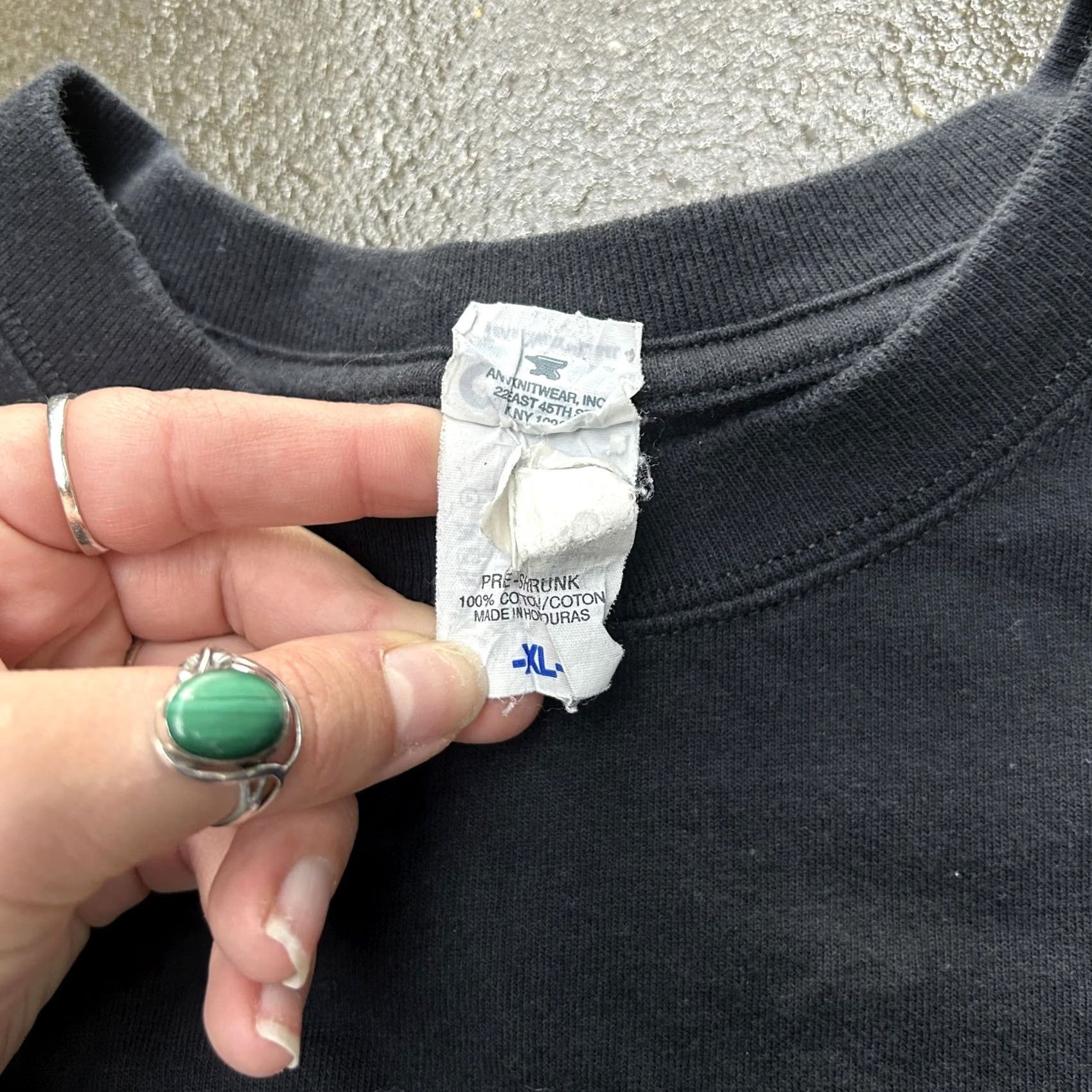 Anvil 9. Vintage: No indicates the item is not Size US XL / EU 56 / 4 - 3 Thumbnail