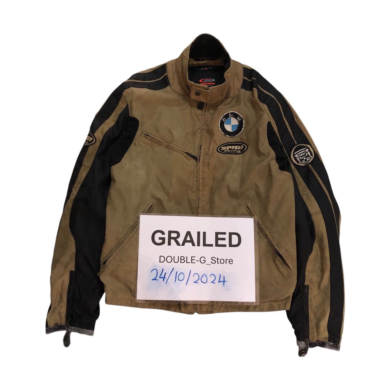 Hein Gericke 📌Vintage Spidi Racing Biker Jacket Bmw Patch Big Logo Size US XL / EU 56 / 4 - 1 Thumbnail