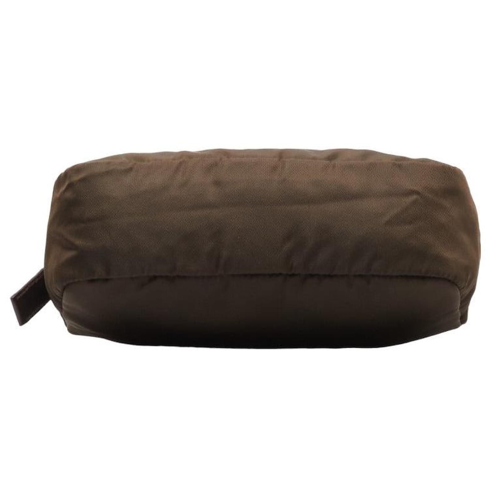 Prada o1srvl11e0624 Size: OS / Cosmetic Pouch in Brown Size ONE SIZE - 4 Thumbnail