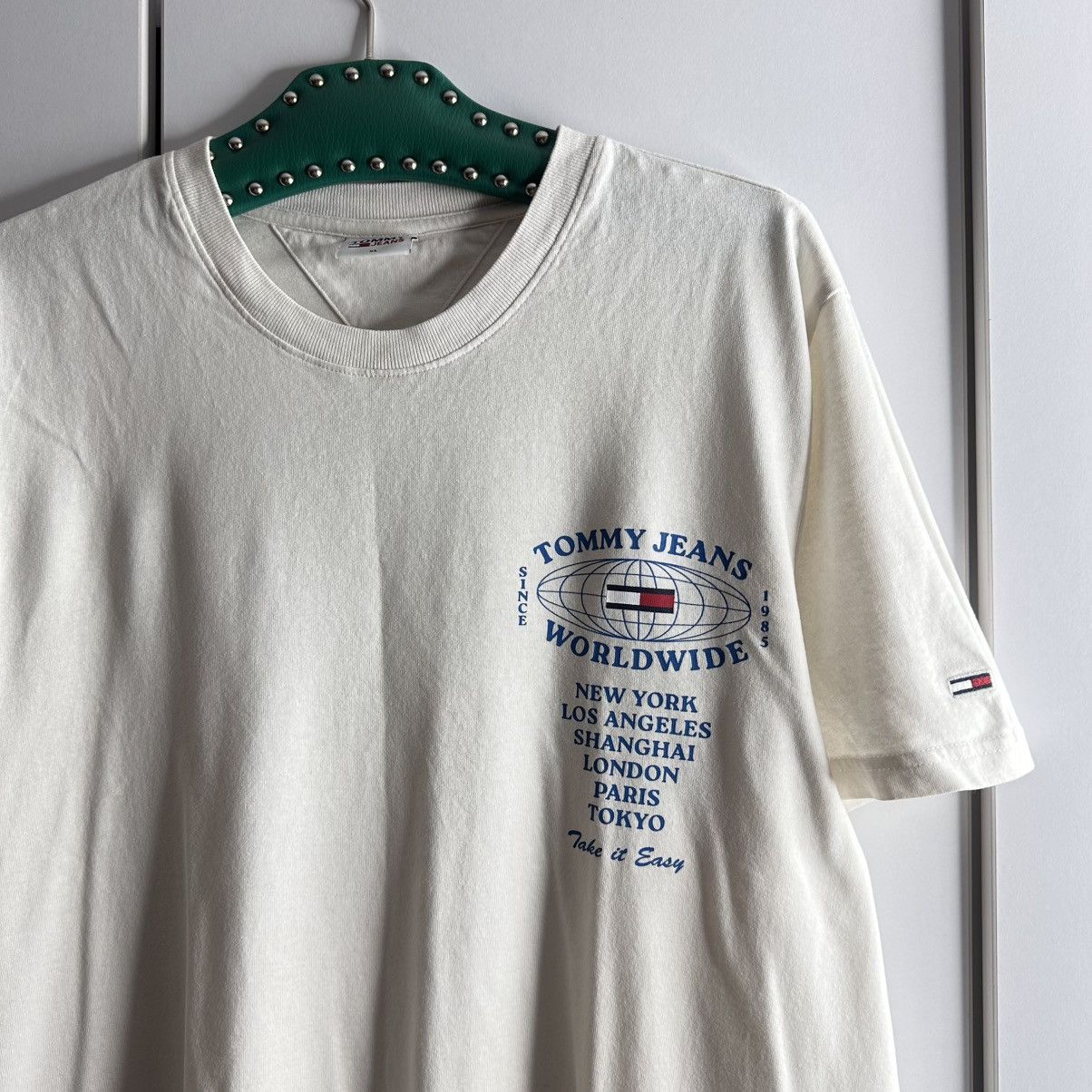 Tommy Hilfiger × Tommy Jeans Tommy Hilfiger Jeans T-shirt Worldwide Tokio NY Stussy Style Size US XL / EU 56 / 4 - 4 Thumbnail