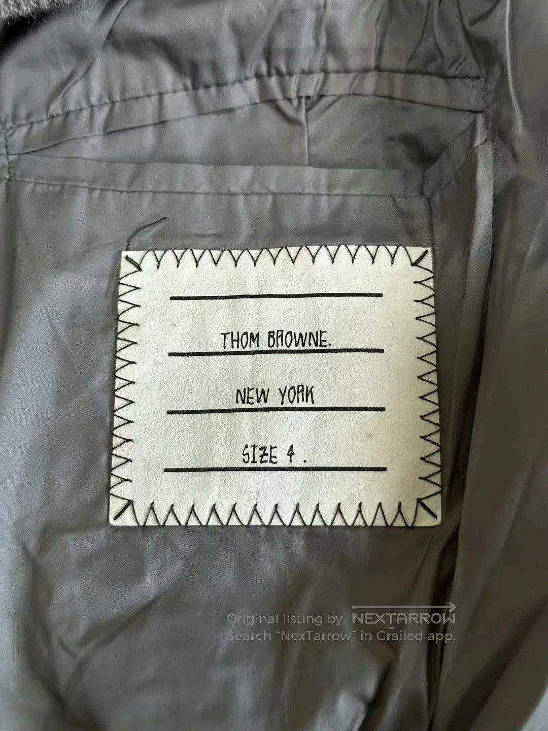 Thom Browne thom browne down bomber jacket in gray. Size US L / EU 52-54 / 3 - 2 Thumbnail