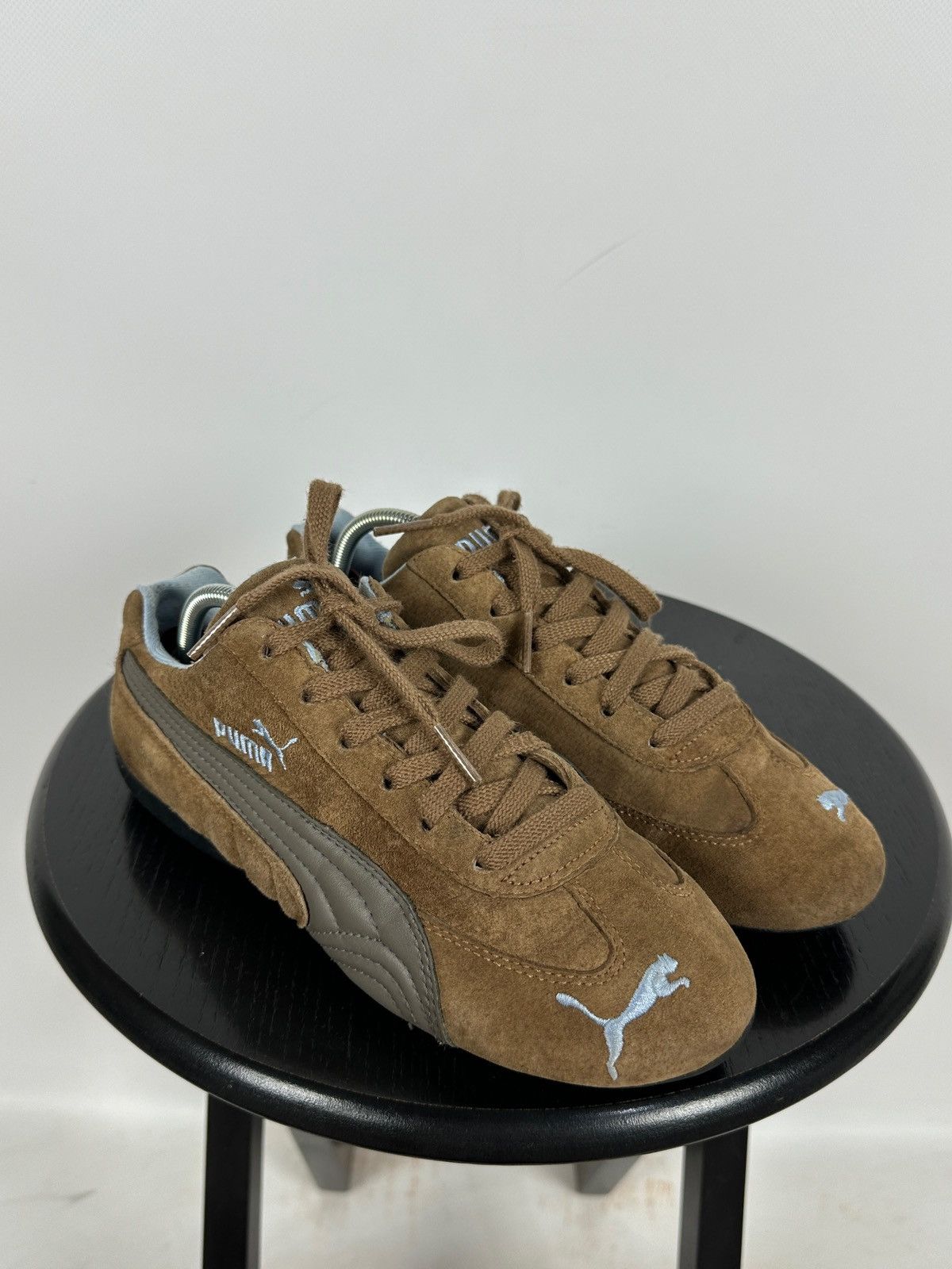 Puma Vintage Puma Speedcat Brown Suede/Leather Y2K Sneakers Size US 8 / IT 38 - 6 Thumbnail