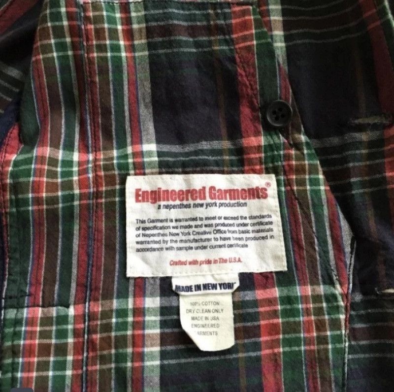 Engineered Garments ENGINEERED GARMENTS NEWYORK jacket / blazer Size US XS / EU 42 / 0 - 4 Thumbnail