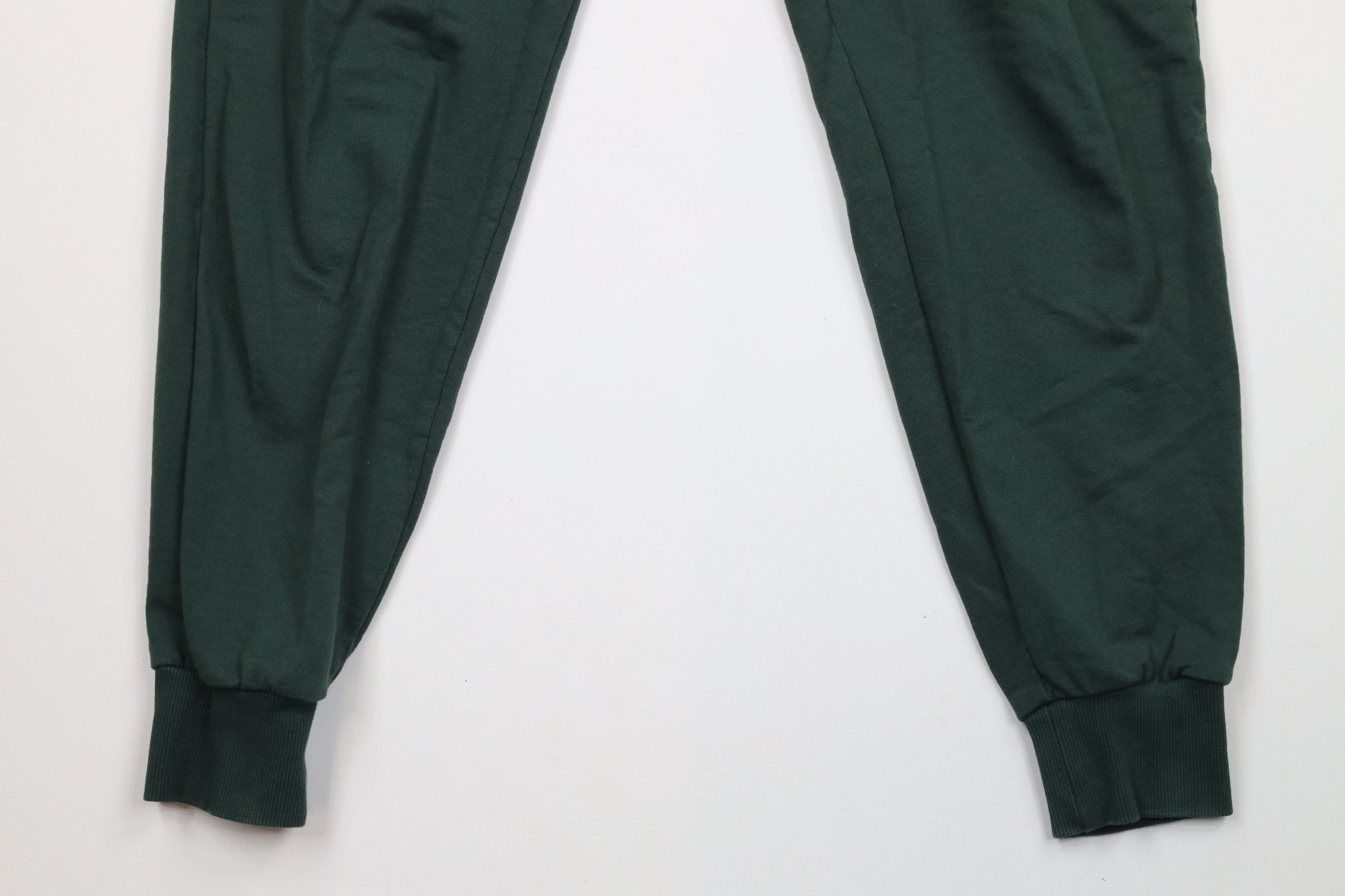 Gymshark × Vintage Gymshark Logo French Terry Cuffed Sweatpants Joggers Green Size 30 - 4 Thumbnail