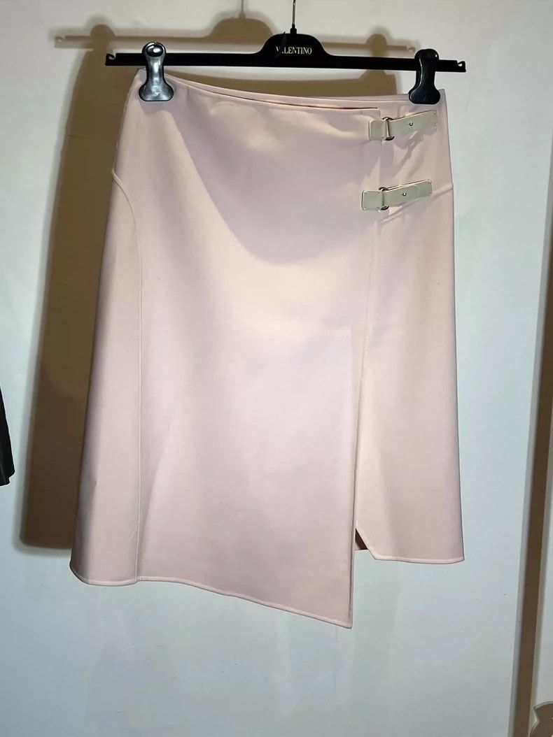 Loro Piana loropiana wool half skirt in soft pink - dmc Size US 31 - 1 Thumbnail