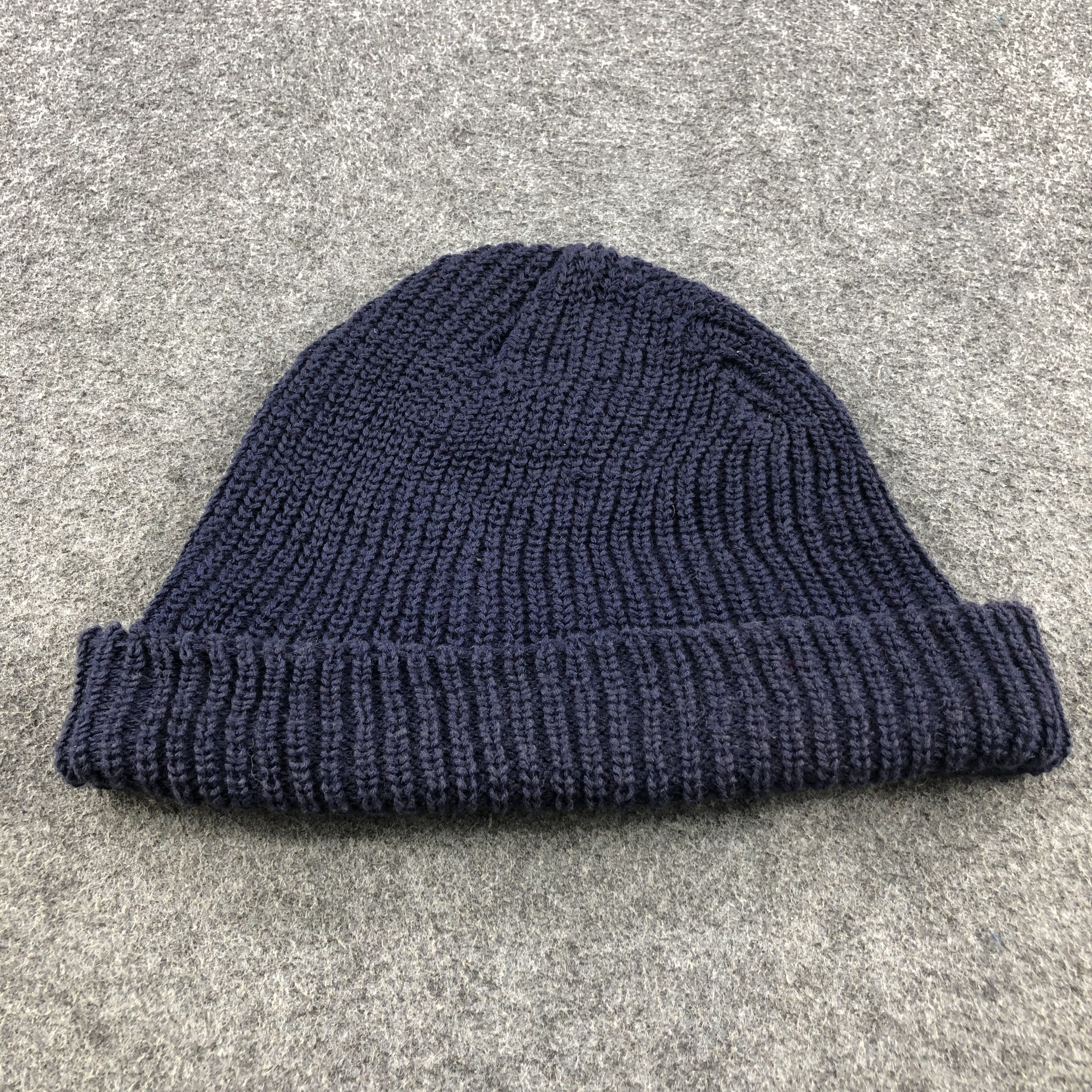 Vintage Milk Fed Fisherman Beanie Snowcap Snow Hat Winter Hat B217 Size ONE SIZE - 4 Thumbnail