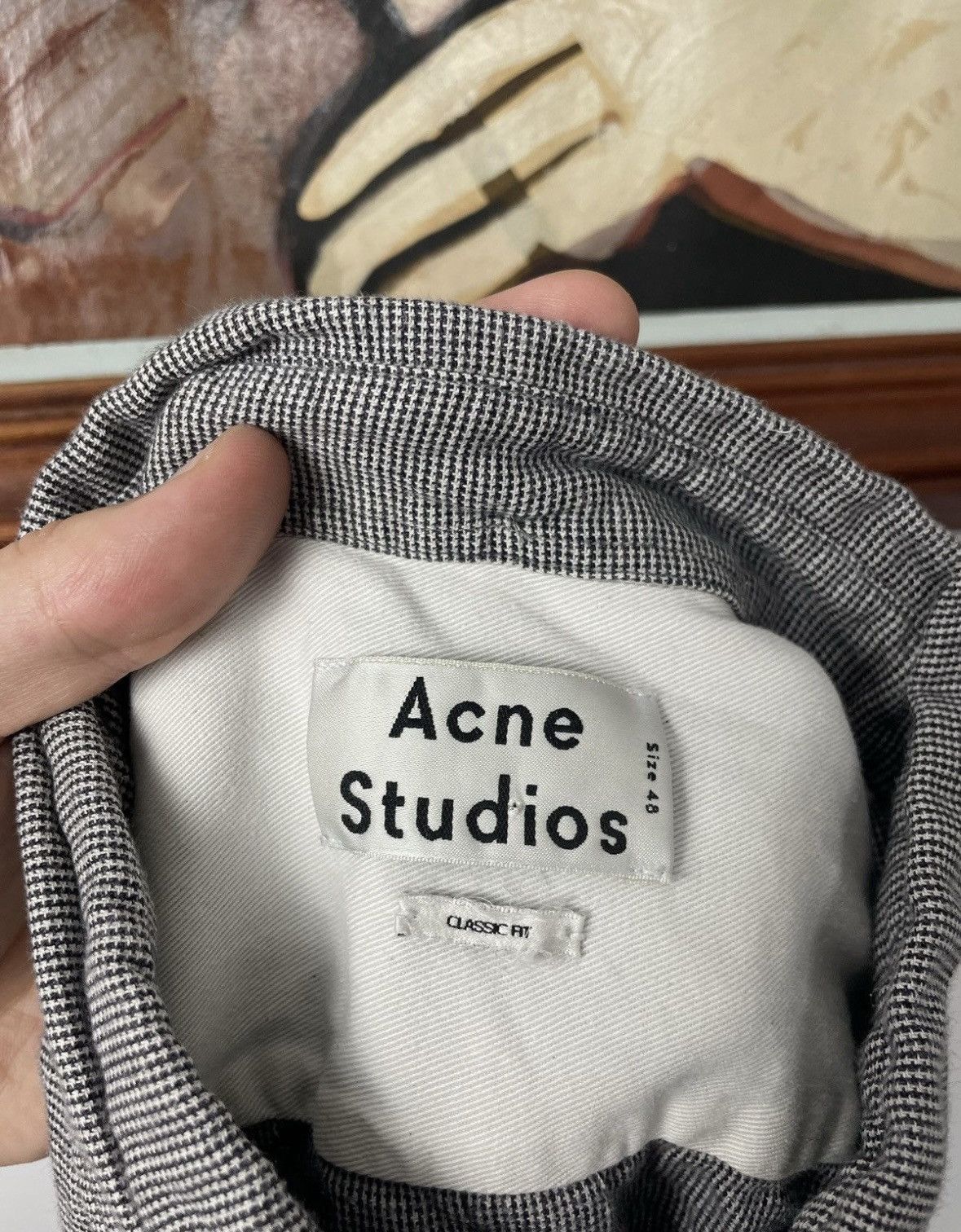 Acne Studios Acne Studios Isherwood Button Up Light Shirt Grey Casual Size US M / EU 48-50 / 2 - 3 Thumbnail