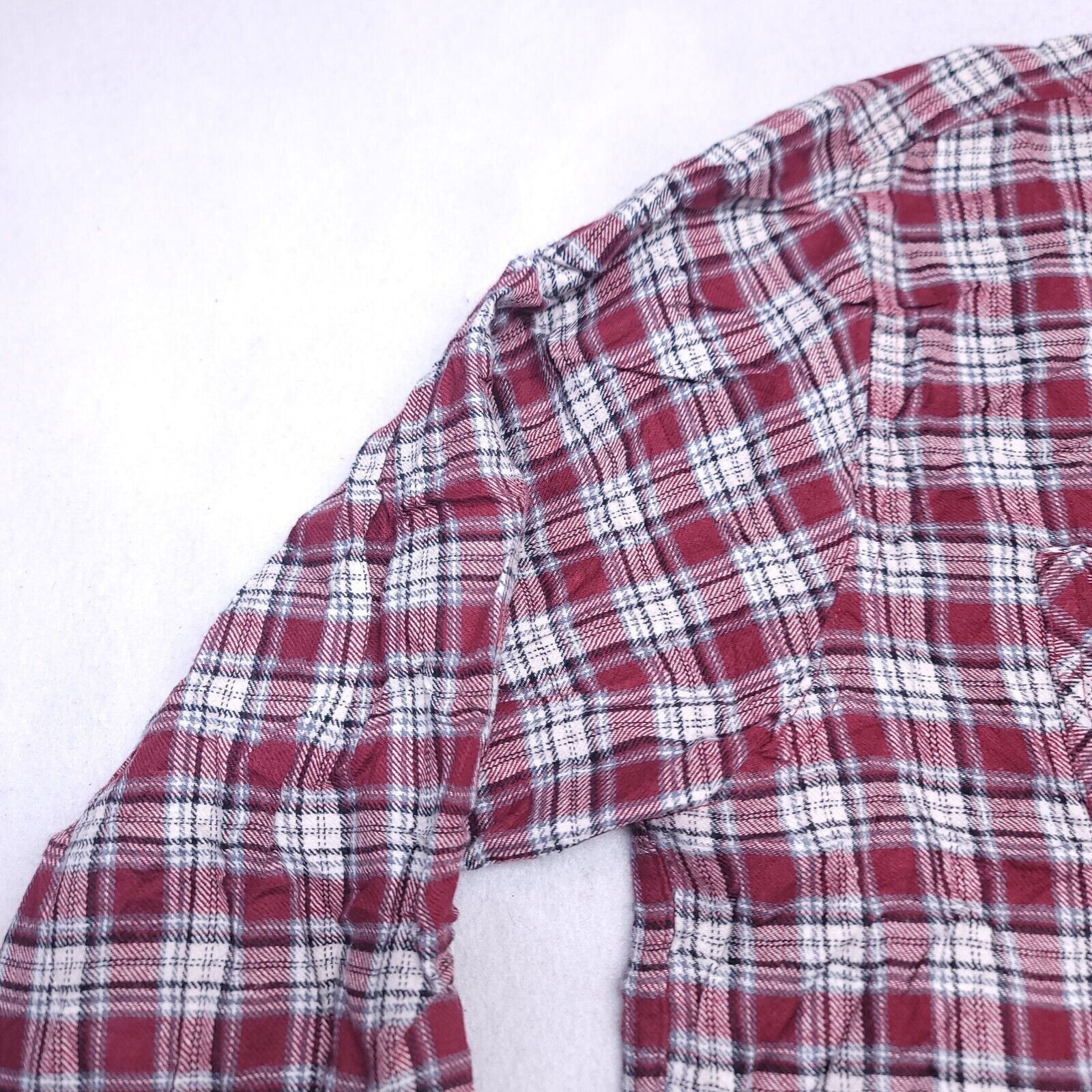 Wrangler Wrangler Tartan Flannel Shirt Mens Size Large L Red White Size US L / EU 52-54 / 3 - 4 Thumbnail
