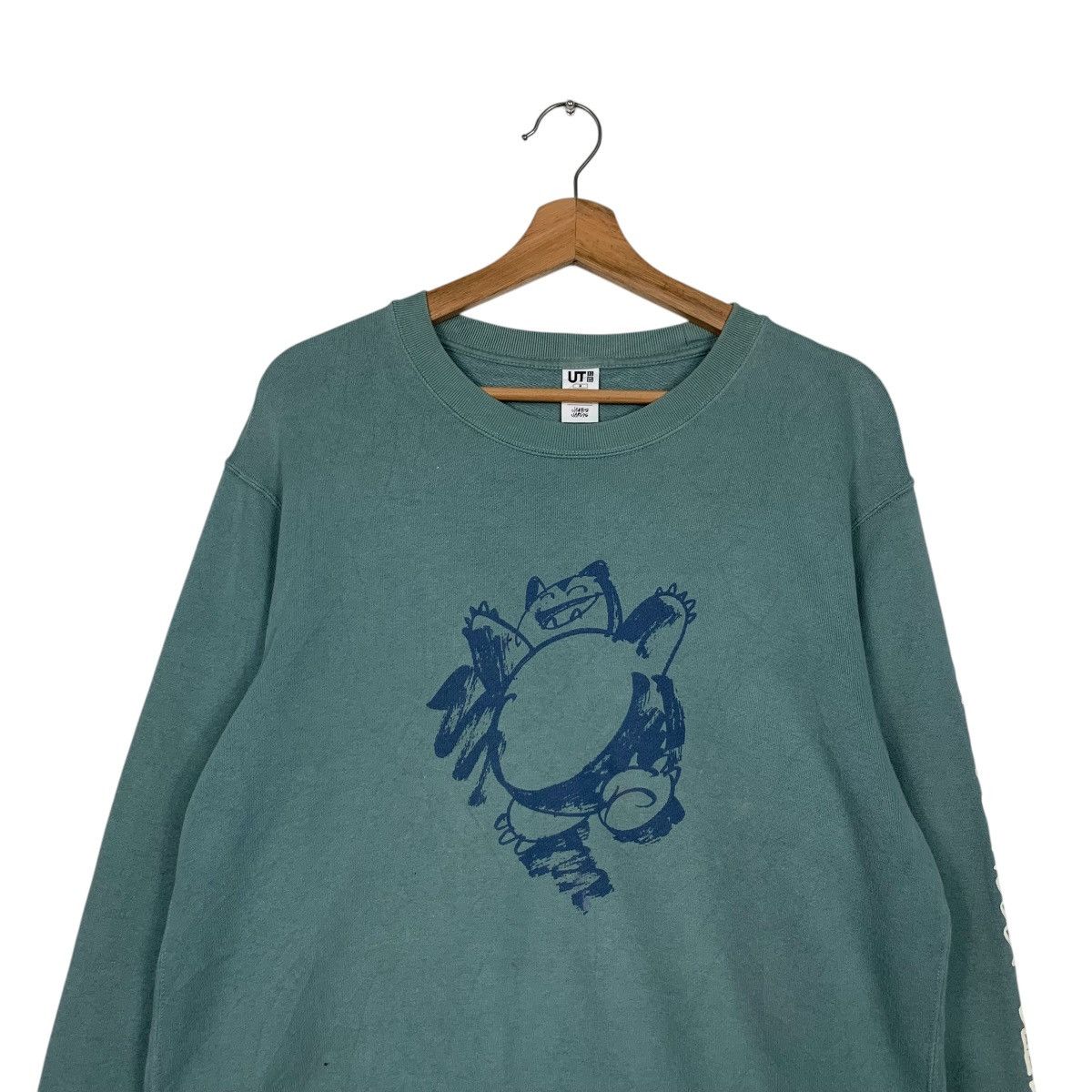 Pokemon × Uniqlo POKEMON x JAMES JARVIS Snorlax Sweatshirt #2634-C118 Size US M / EU 48-50 / 2 - 2 Thumbnail