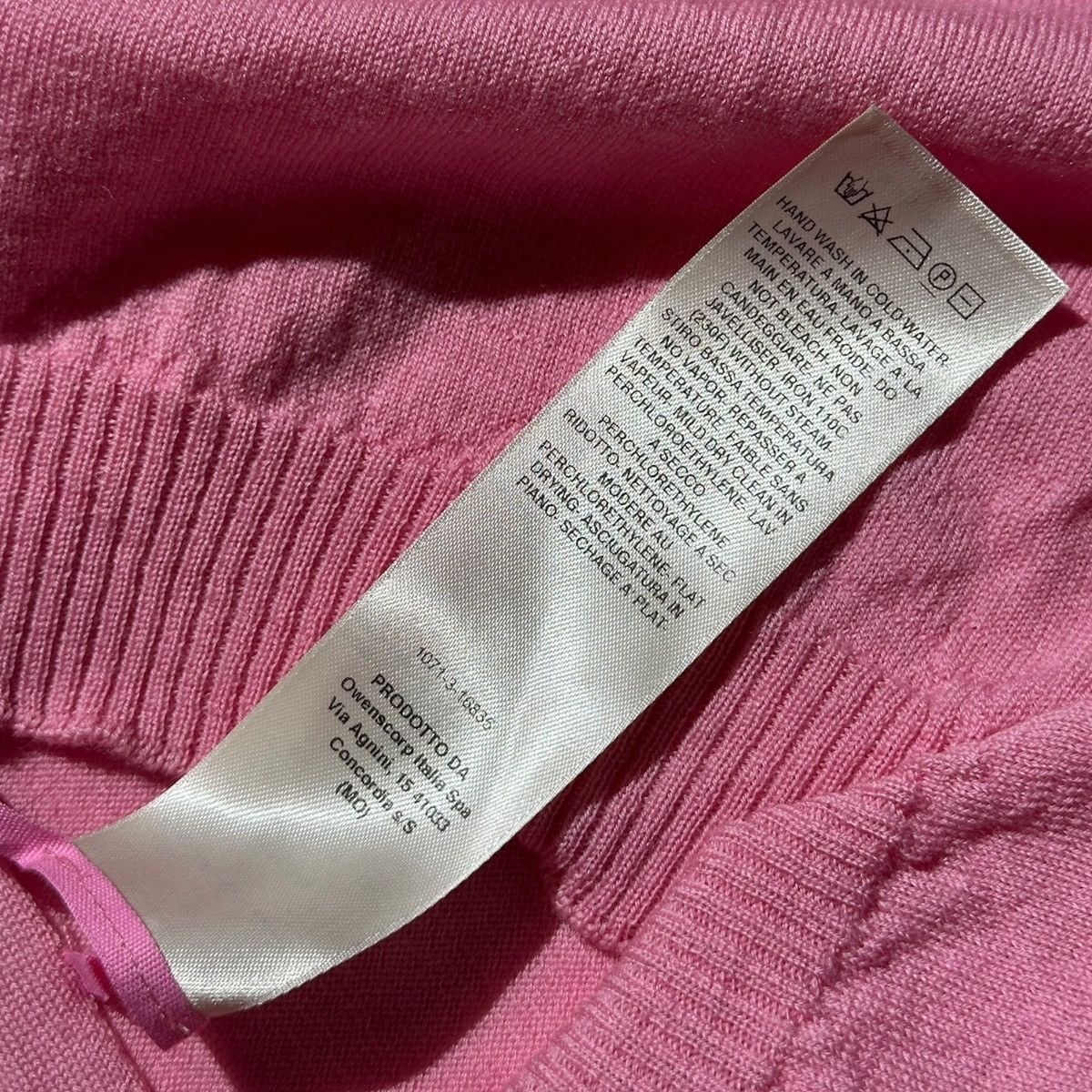 Rick Owens SS21 Phlegethon pop pink thin sweater Size US S / EU 44-46 / 1 - 4 Thumbnail