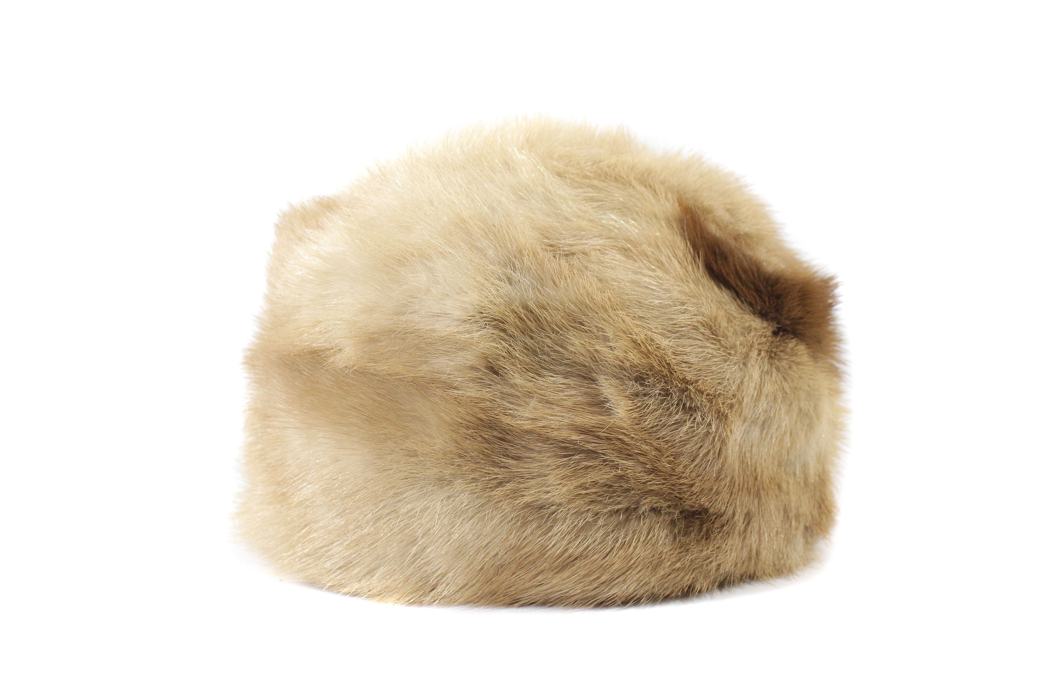 Vintage 1976 Soviet Fur Hat Size ONE SIZE - 3 Thumbnail