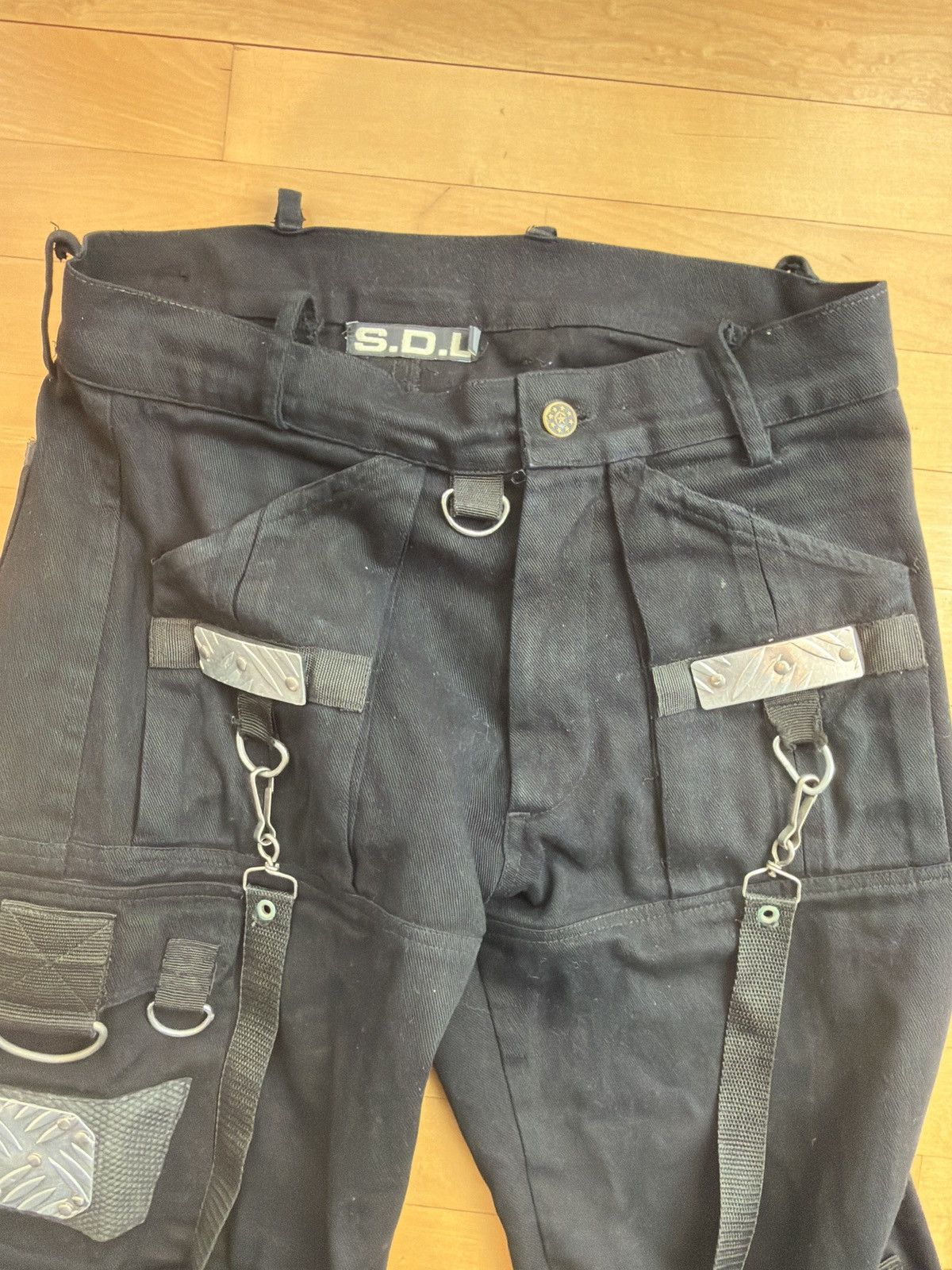 Japanese Brand Japanese S.D.U. black bondage pants Size US 32 / EU 48 - 9 Thumbnail