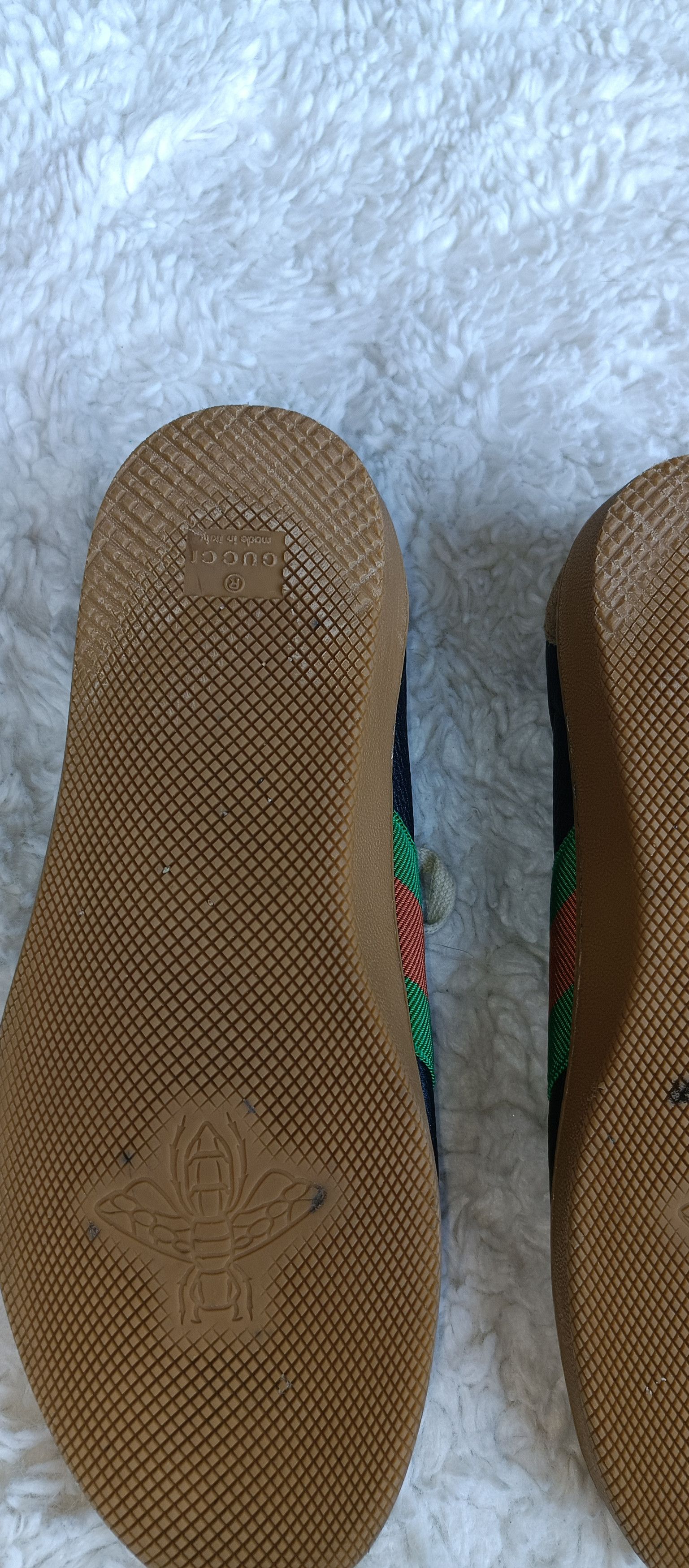 Gucci Gucci Web G74 GG Monogram Sneaker Black Leather 7.5 US/41EUR Size US 7.5 / EU 40-41 - 10 Thumbnail