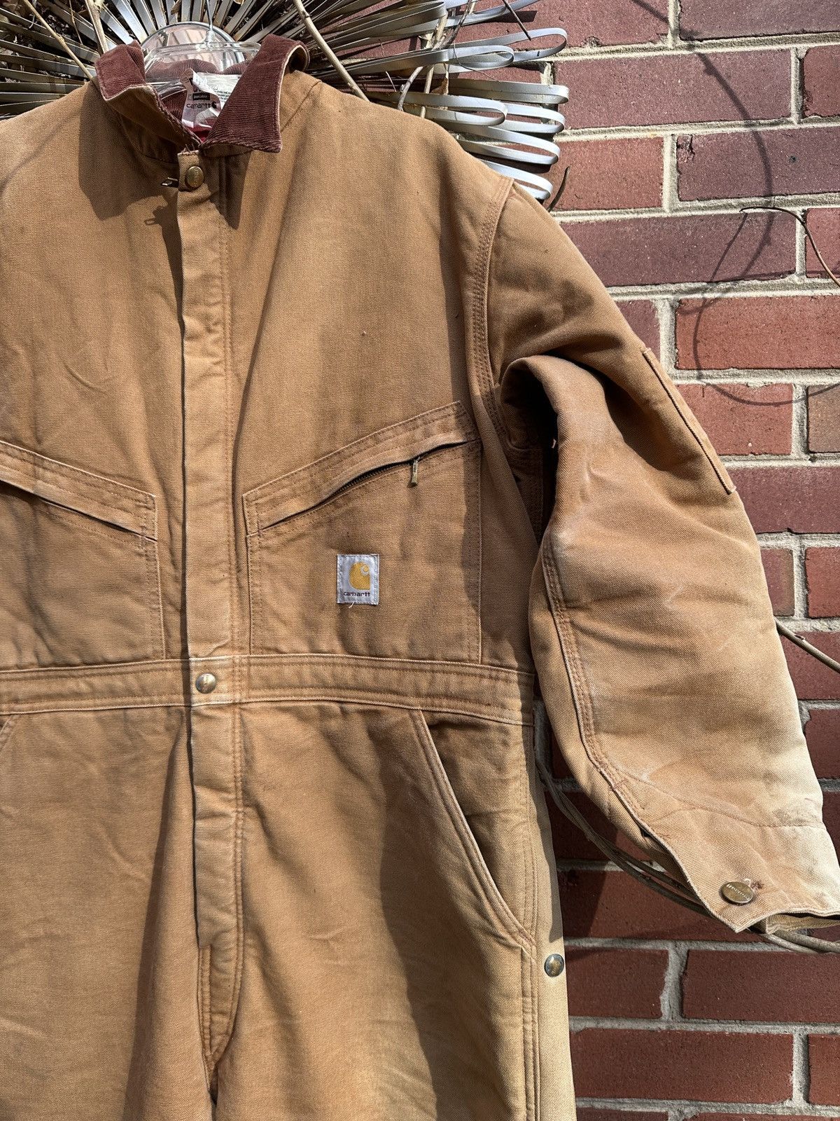 Carhartt Carhartt Coverall 46 Short Quilt Insulated bib Union X01 Size US 33 - 3 Thumbnail
