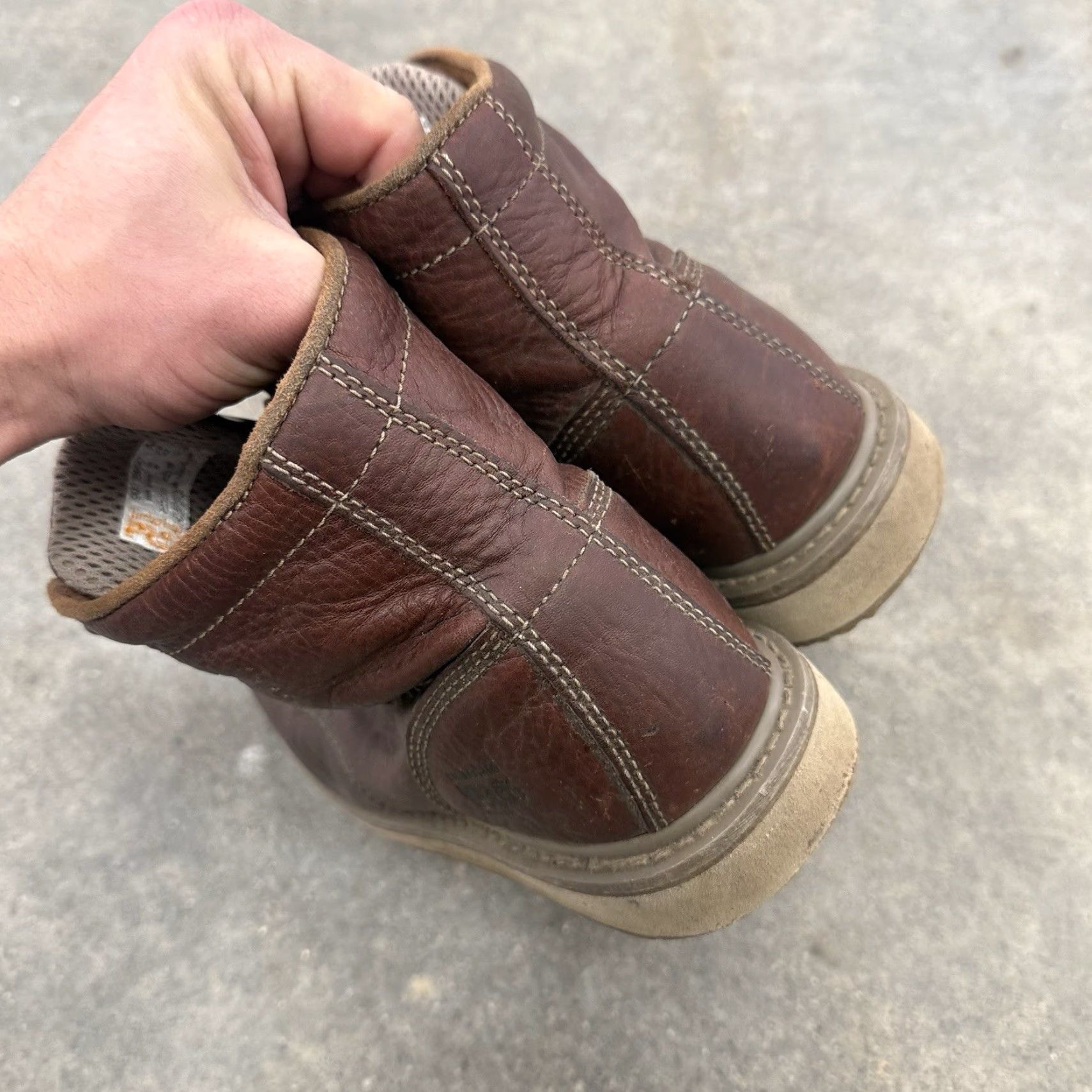 Timberland Timberland Pro Barstow Boot Alloy Toe Brown Mens Size 9 M Insole Foam Leather Upper Leather Outsole Work & Safety Shoes Size US 9 / EU 42 - 7 Thumbnail