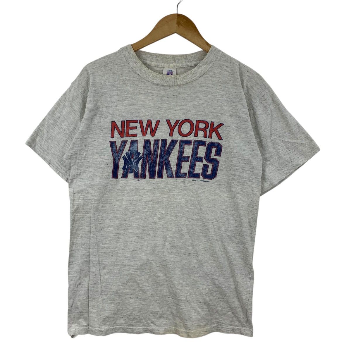 MLB Vintage 1988 MLB NEW YORK YANKEES Distress Tee Shirt Top Size US M / EU 48-50 / 2 - 5 Thumbnail