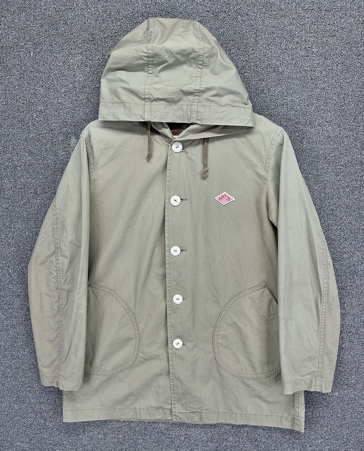 Danton Vintage Danton Vetement Hooded Button Up Light Jacket Size XS / US 0-2 / IT 36-38 - 1 Thumbnail