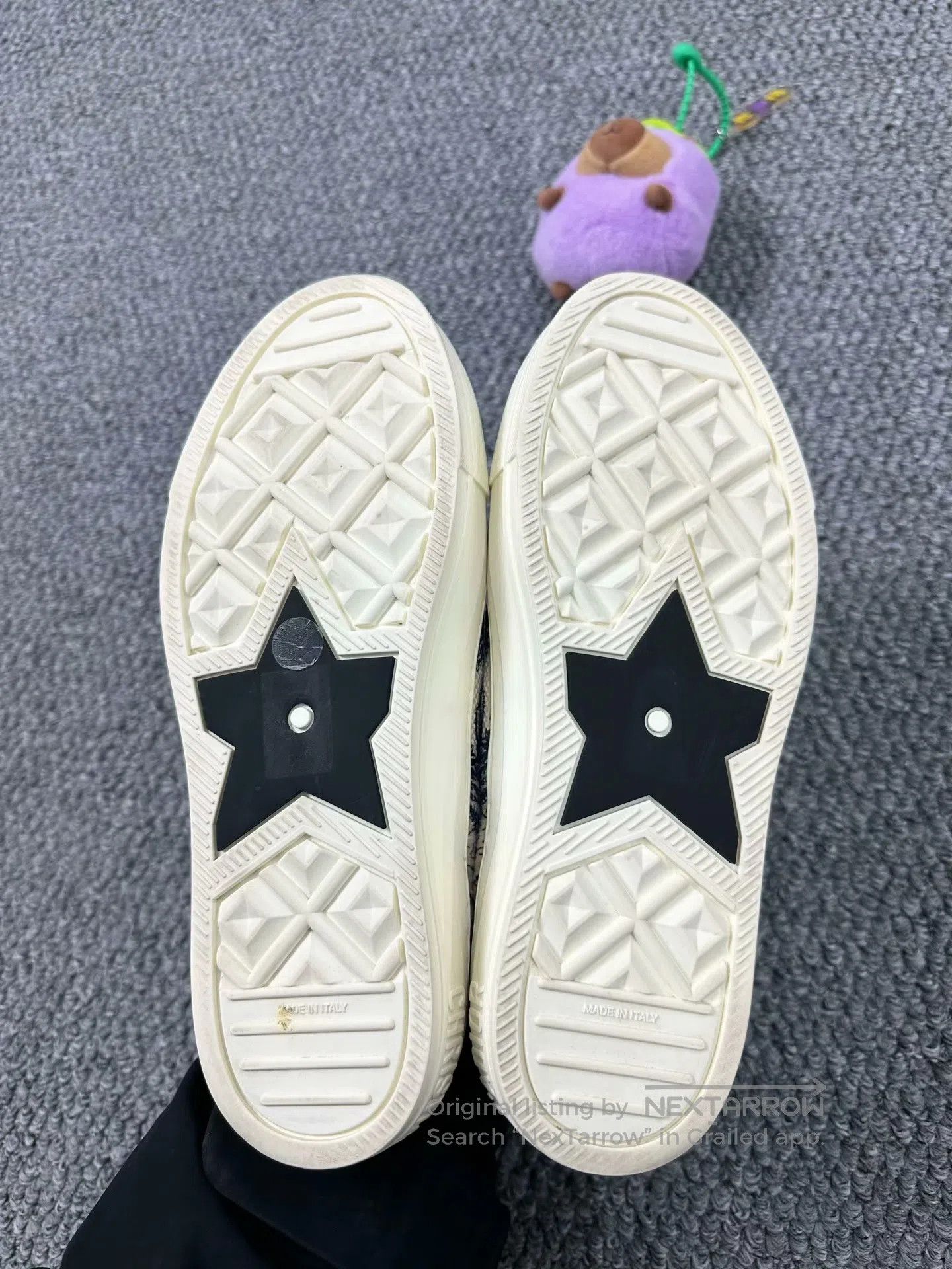 Dior Dior White and Blue Color Block Embroidered Logo Low-top C Size US 5 / EU 37 - 5 Thumbnail
