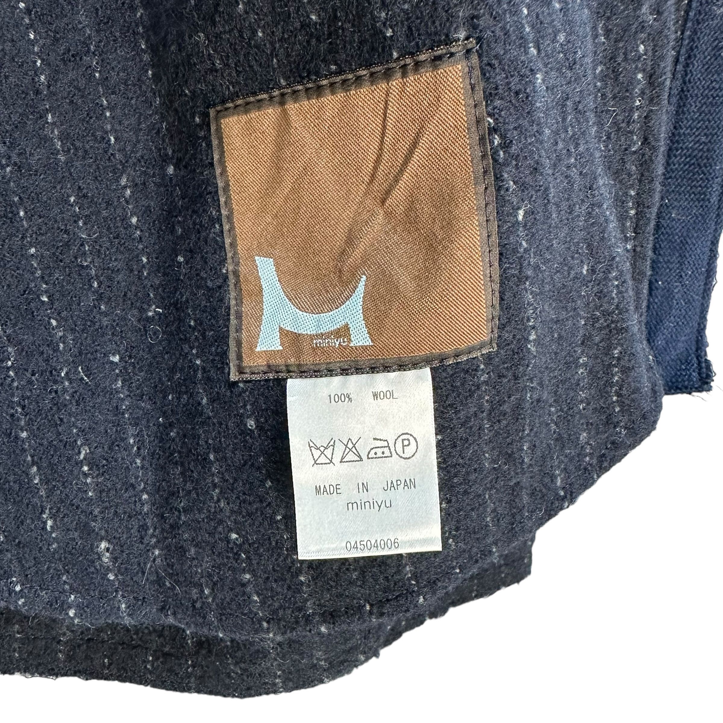 Japanese Brand MINIYU Striped Double Side Button Wool Jacket #A44-1037 Size S / US 4 / IT 40 - 7 Thumbnail