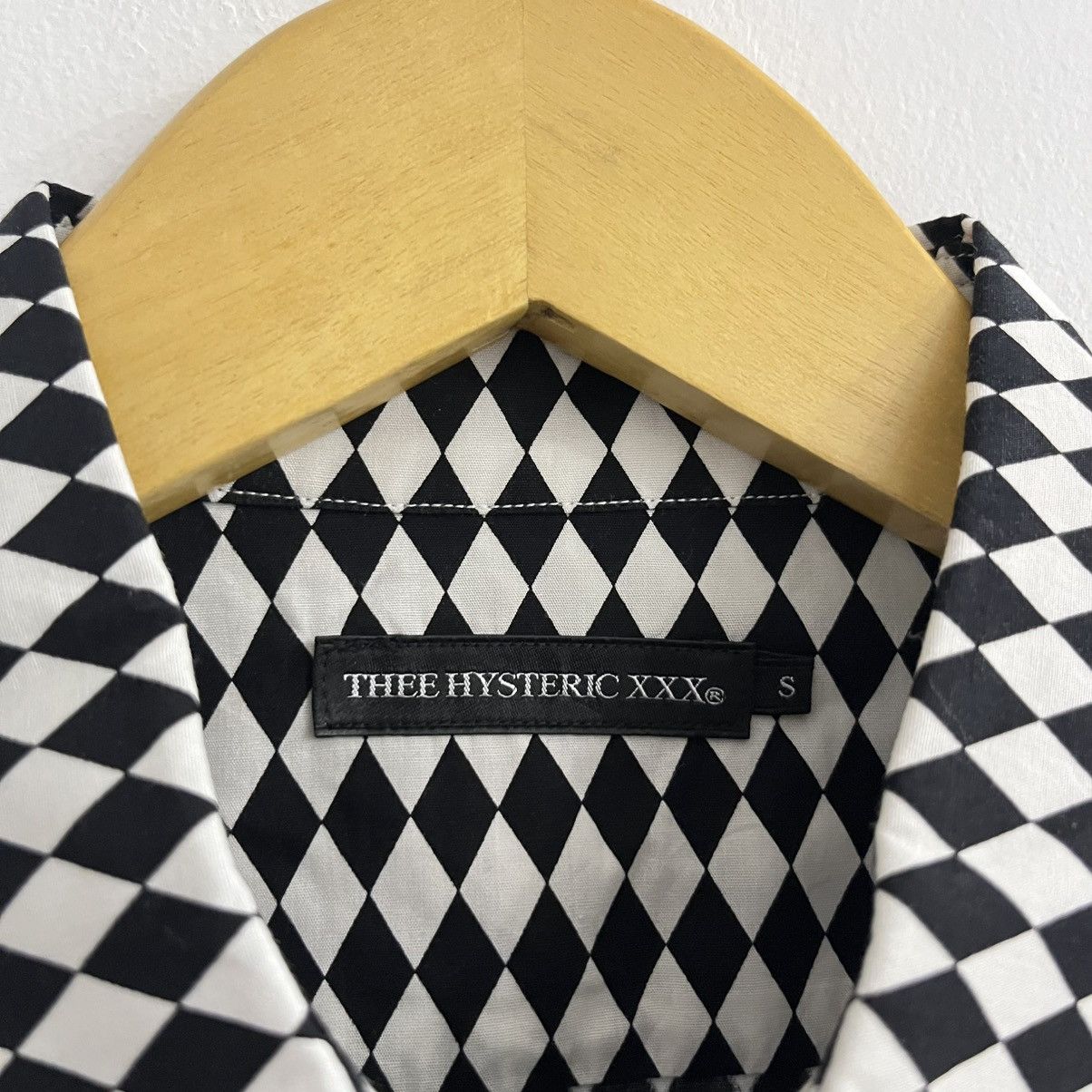 Hysteric Glamour Hysteric Glamour Diamond Checkerboard Button Up Shirt Size US S / EU 44-46 / 1 - 7 Thumbnail