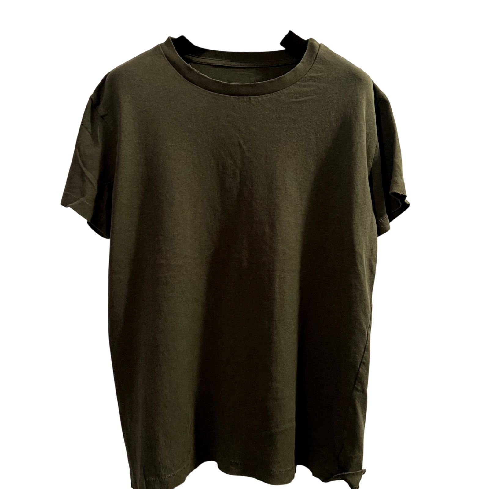 Nili Lotan Nili Lotan Bradley Cotton-Jersey T-Shirt Green size S Size US S / EU 44-46 / 1 - 2 Thumbnail