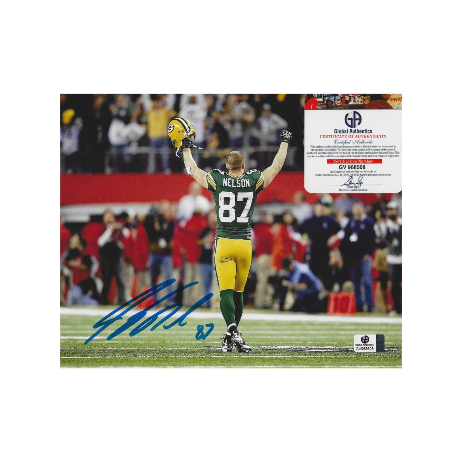 Other Jordy Nelson Packers Autographed 8x10 Photo With COA W/Frame Size ONE SIZE - 4 Thumbnail