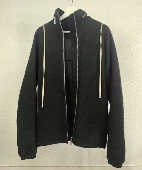 Rick Owens 24AW cotton Square pocket outer shirt Jacket RD02DD6234 black 46