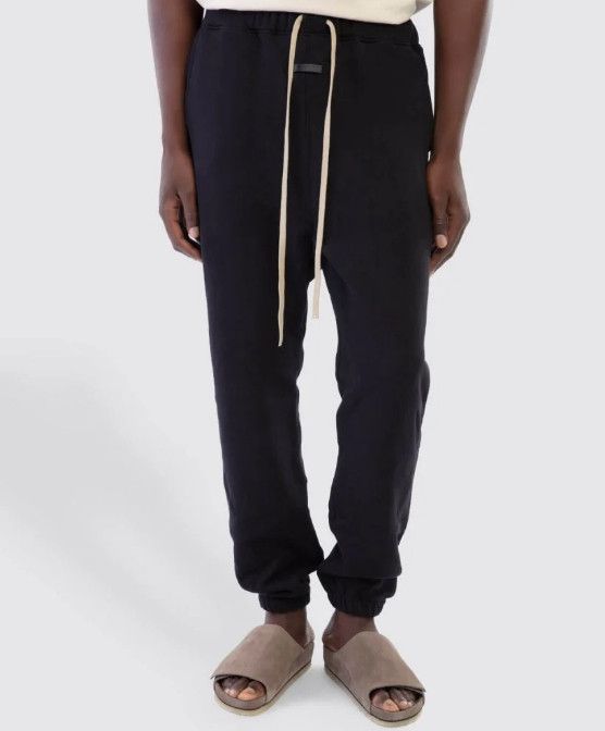 image of Fear Of God Eternal Fleece Classic Sweat Pant in Black, Men's (Size 30)