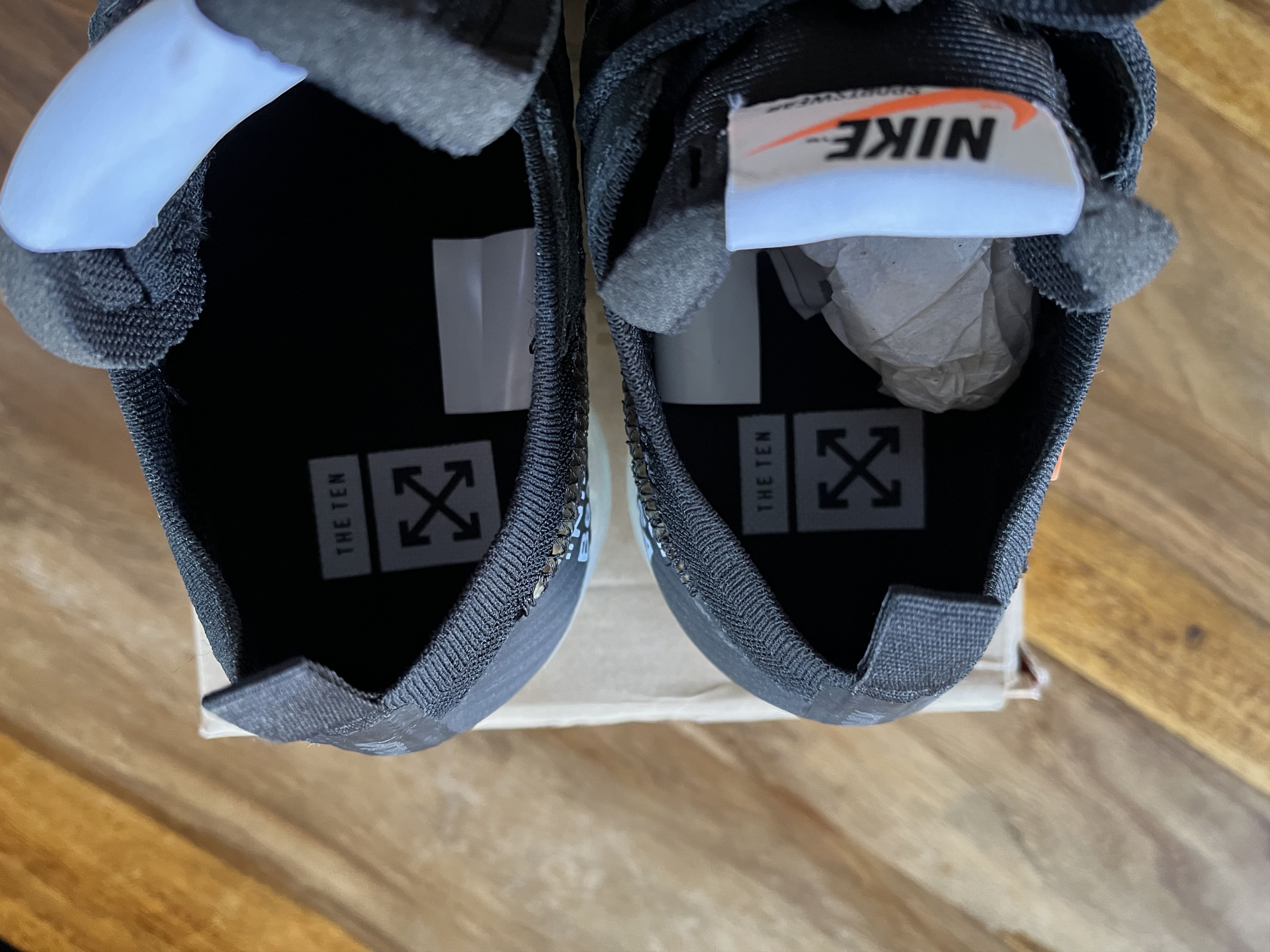 Nike × Off-White Nike Air Vapormax Flyknit x OFF-WHITE (The Ten) Size US 9 / EU 42 - 4 Thumbnail