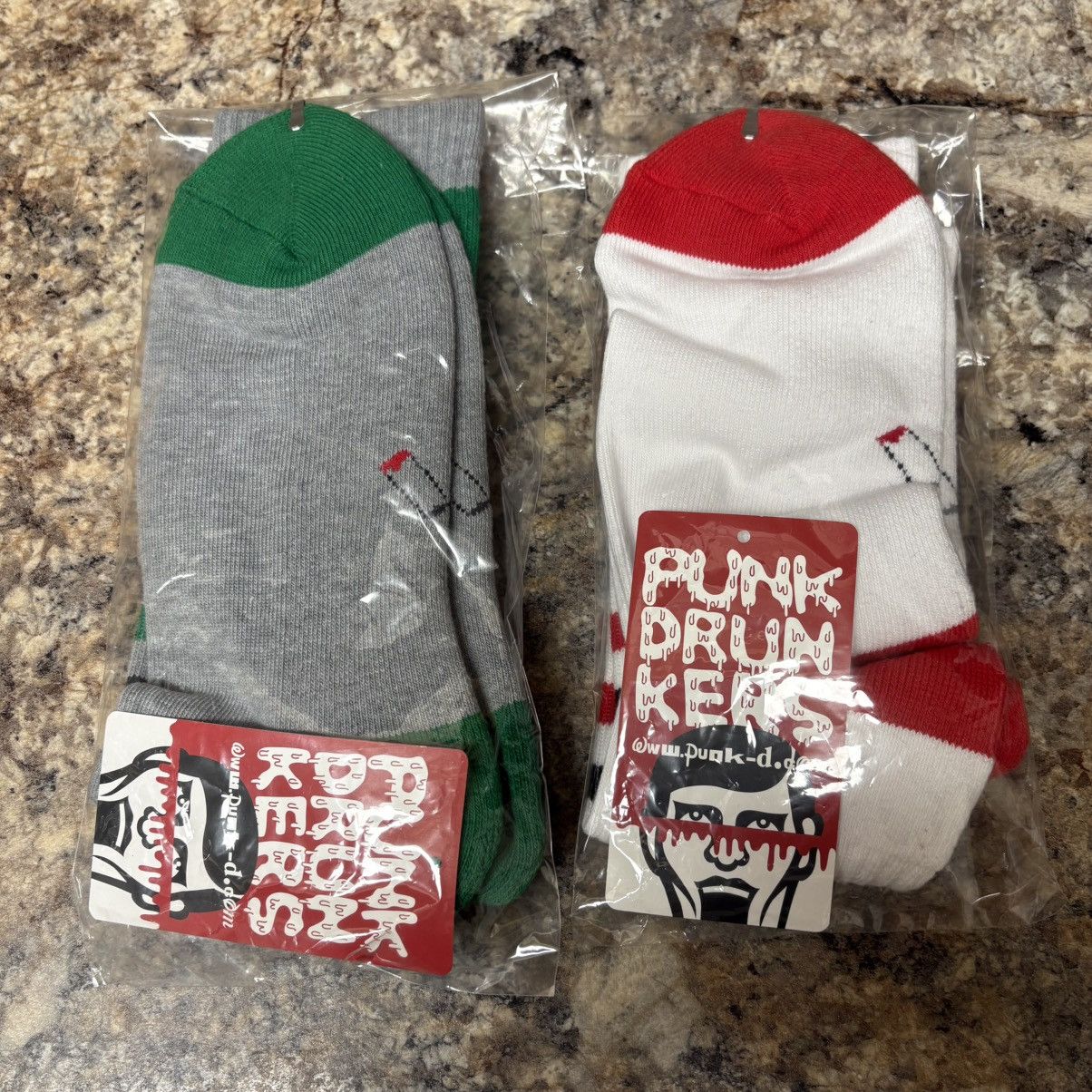 Japanese Brand Punkdrunkers Japanese Brand Marlboro Cigarette Socks Size ONE SIZE - 3 Thumbnail
