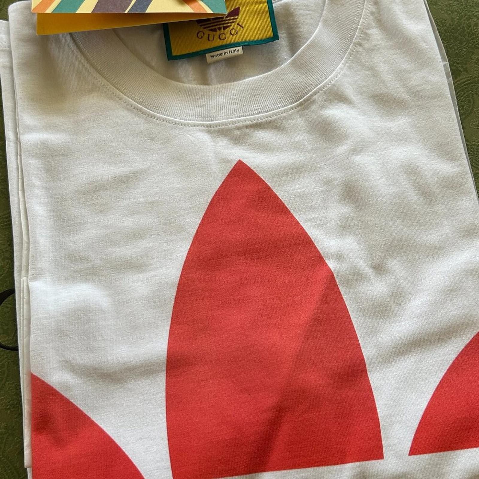 Gucci NWT GUCCI x Adidas T-Shirt Men's Size XXS US0 Cotton Jersey Size XXS / US 00 / IT 34 - 2 Thumbnail