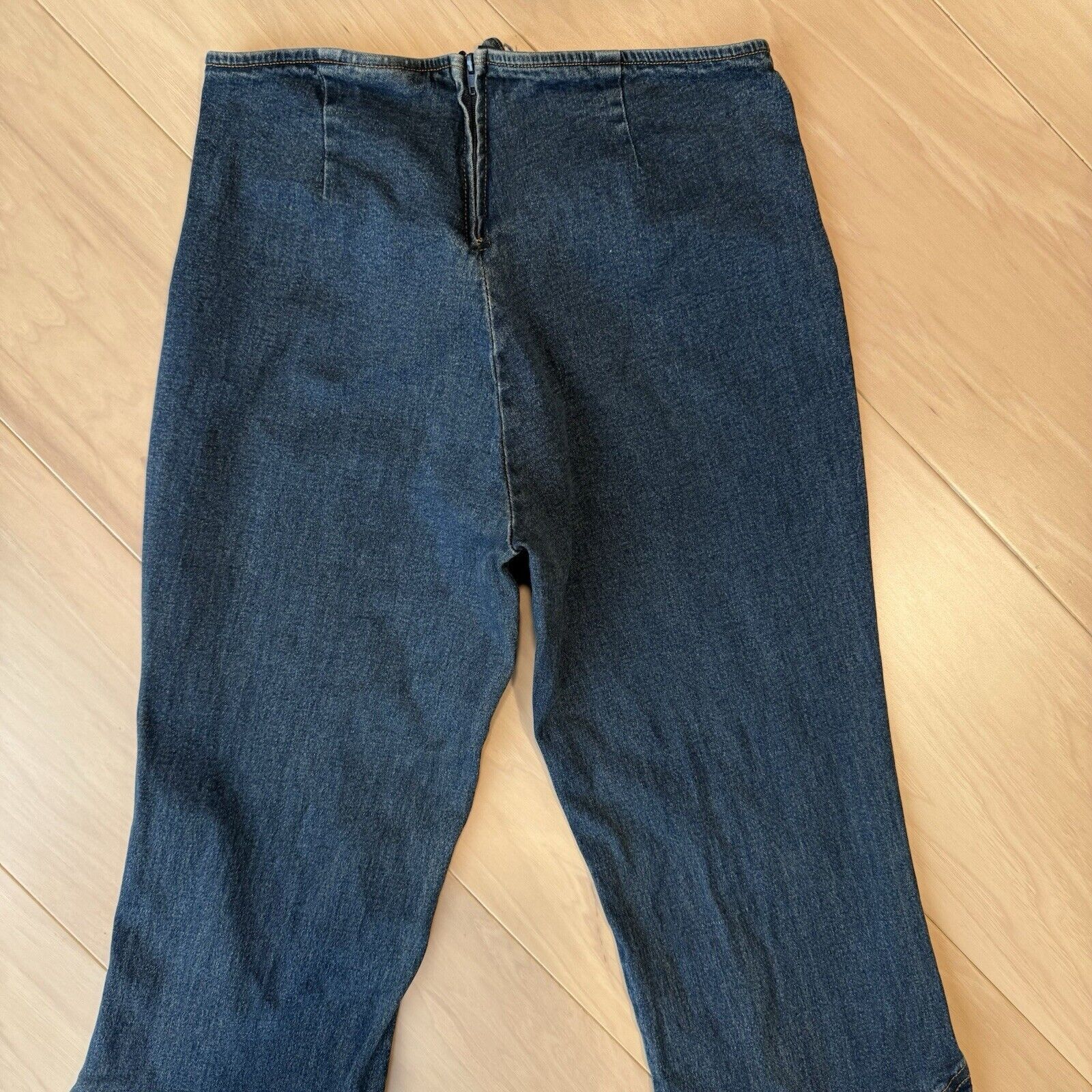 Vintage Vintage Patty USA Flare Jeans Women's 24 Blue 70s Glam Size 24" / US 00 / IT 34 - 7 Thumbnail
