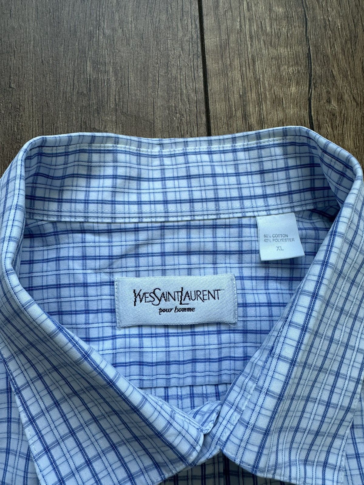 Vintage × Yves Saint Laurent Shirts Yves Saint Laurent size XL Size US XL / EU 56 / 4 - 3 Thumbnail