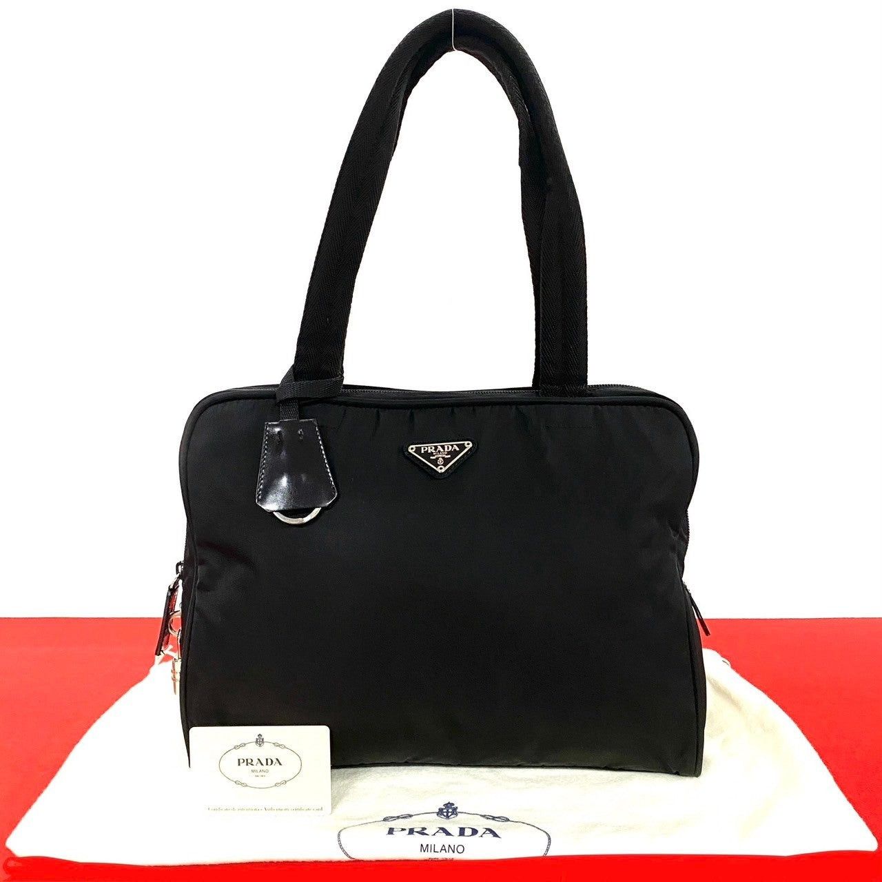 Prada Prada Handbag Black Synthetic Size ONE SIZE - 1 Thumbnail