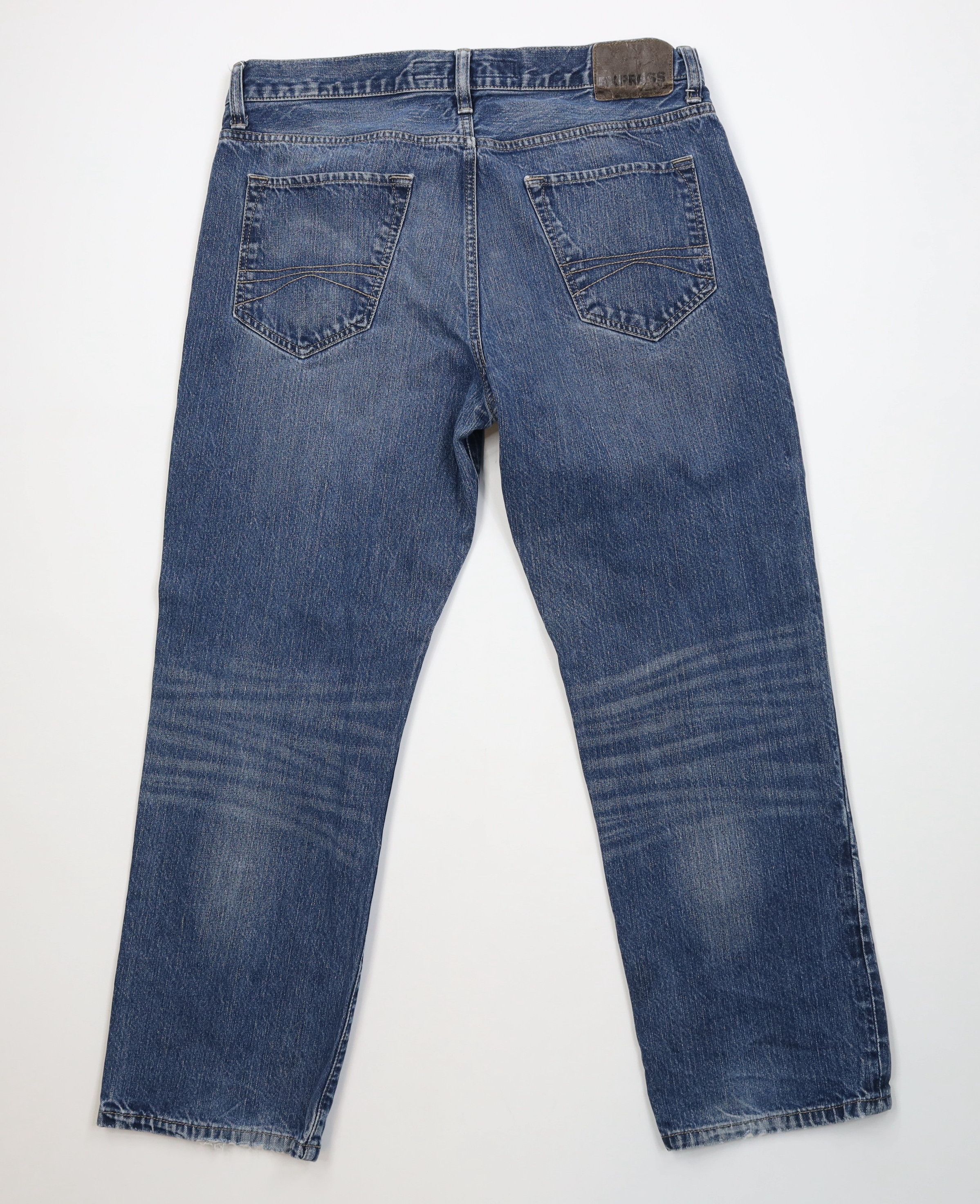 Express Vintage Y2K Express Blake Loose Fit Straight Leg Jeans Size US 34 / EU 50 - 10 Thumbnail